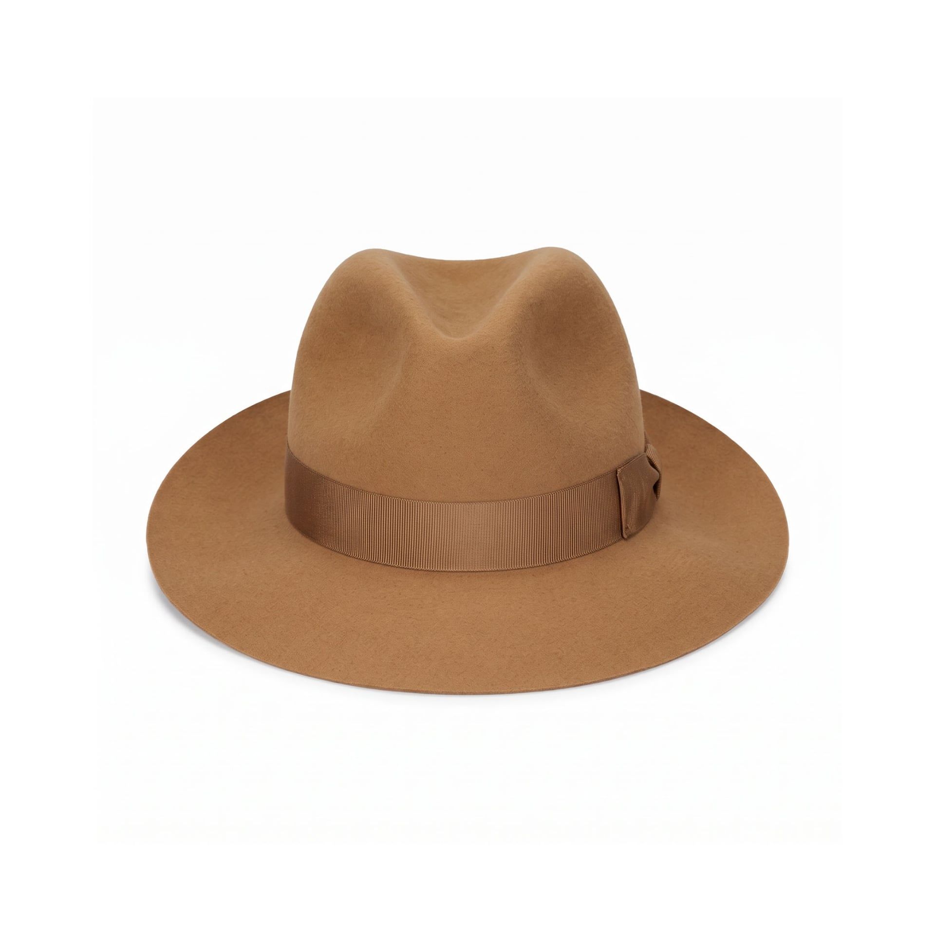 Borsalino Cappello Federico Feltro Alessandria Tesa Media Curcuma  390055