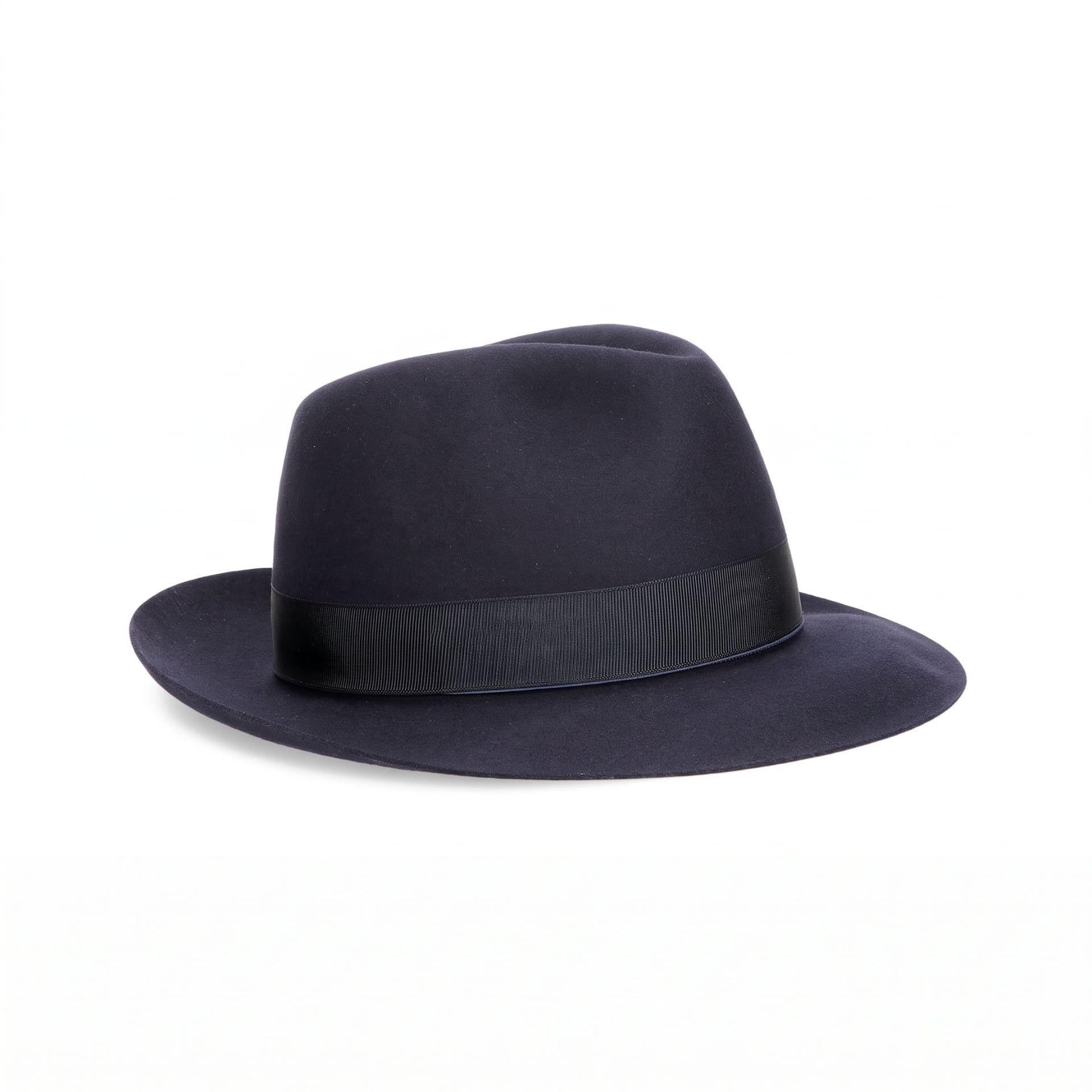 Borsalino Cappello Federico Feltro Alessandria Tesa Media Mirtillo  390055