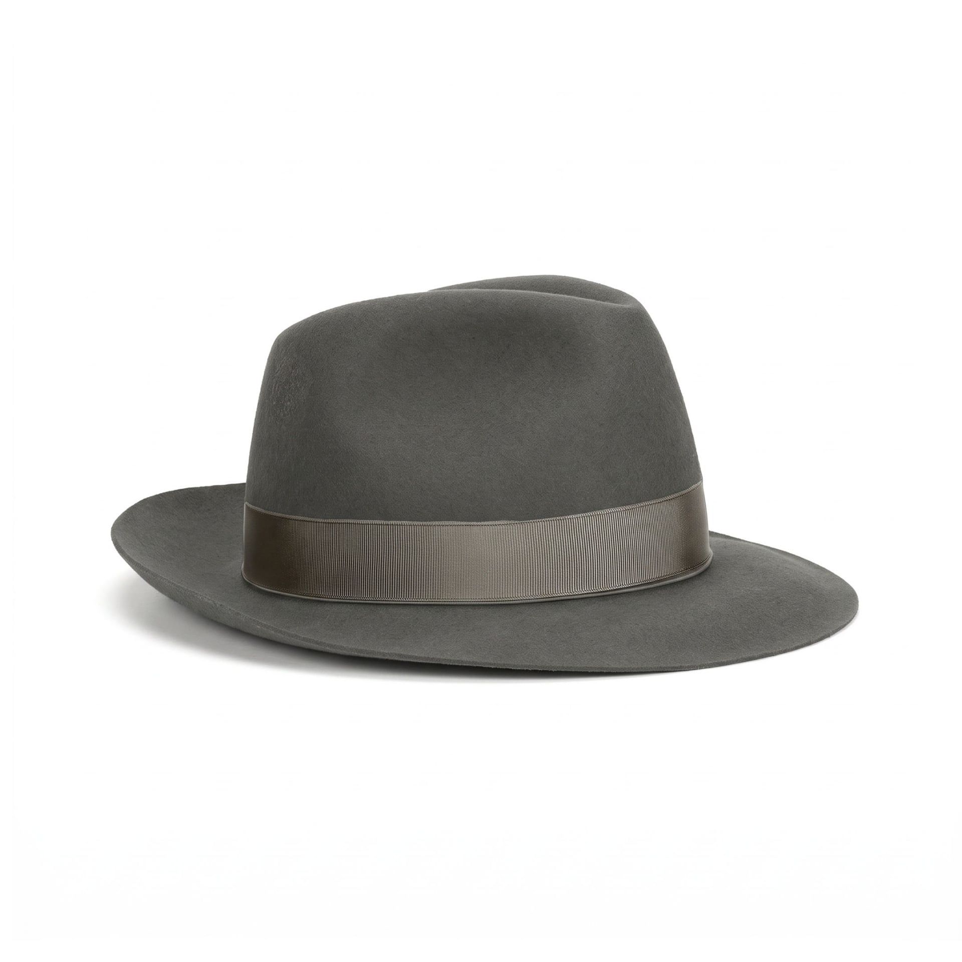 Borsalino Cappello Fedora Federico Feltro Tesa Media Bismuto  114336