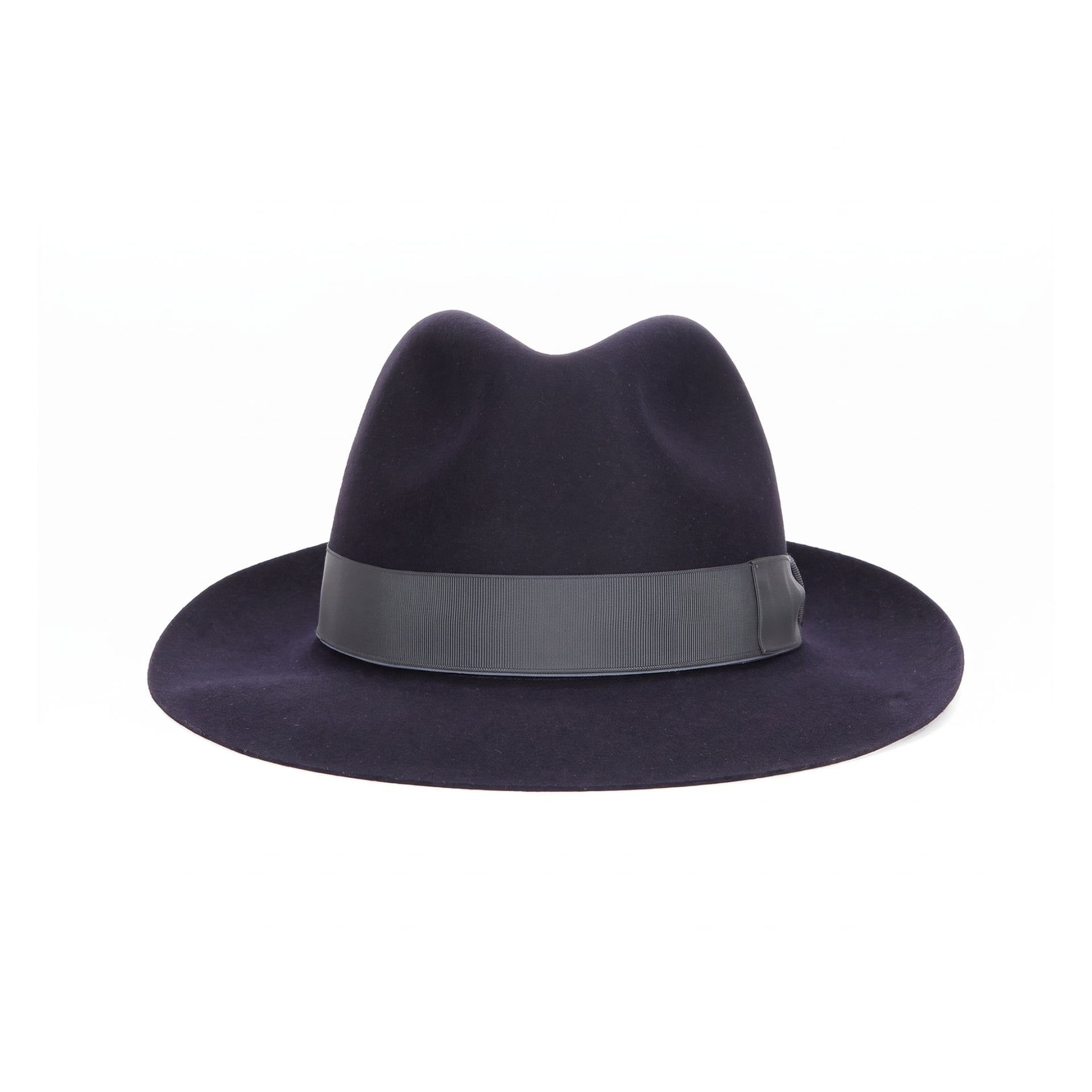 Borsalino Cappello Fedora Federico Feltro Tesa Media Egeo  114336