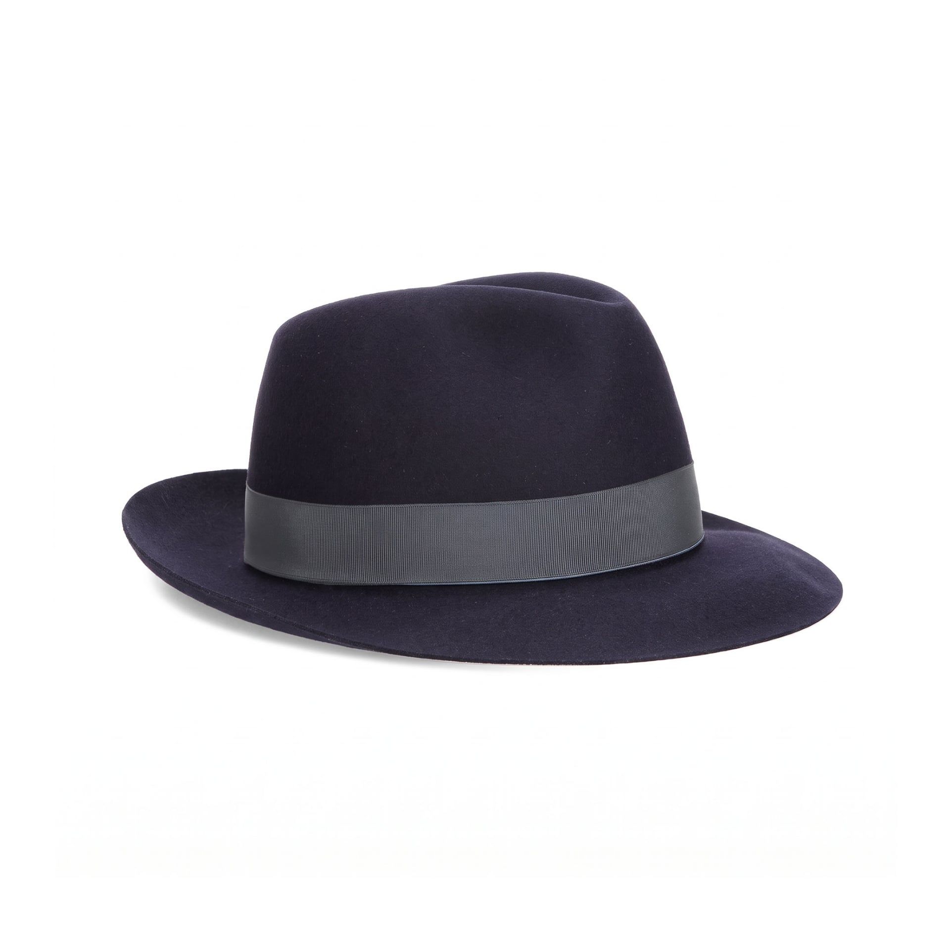 Borsalino Cappello Fedora Federico Feltro Tesa Media Egeo  114336