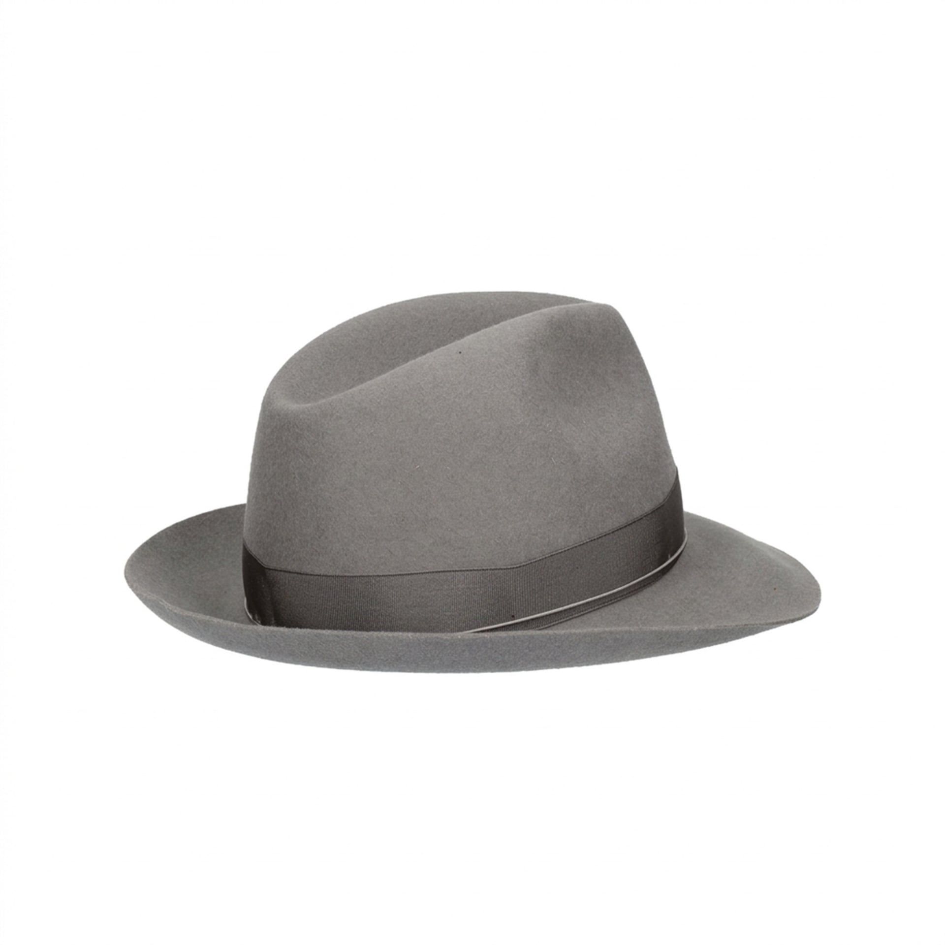 Borsalino Cappello Fedora Federico Feltro Tesa Media Vaiato  114336