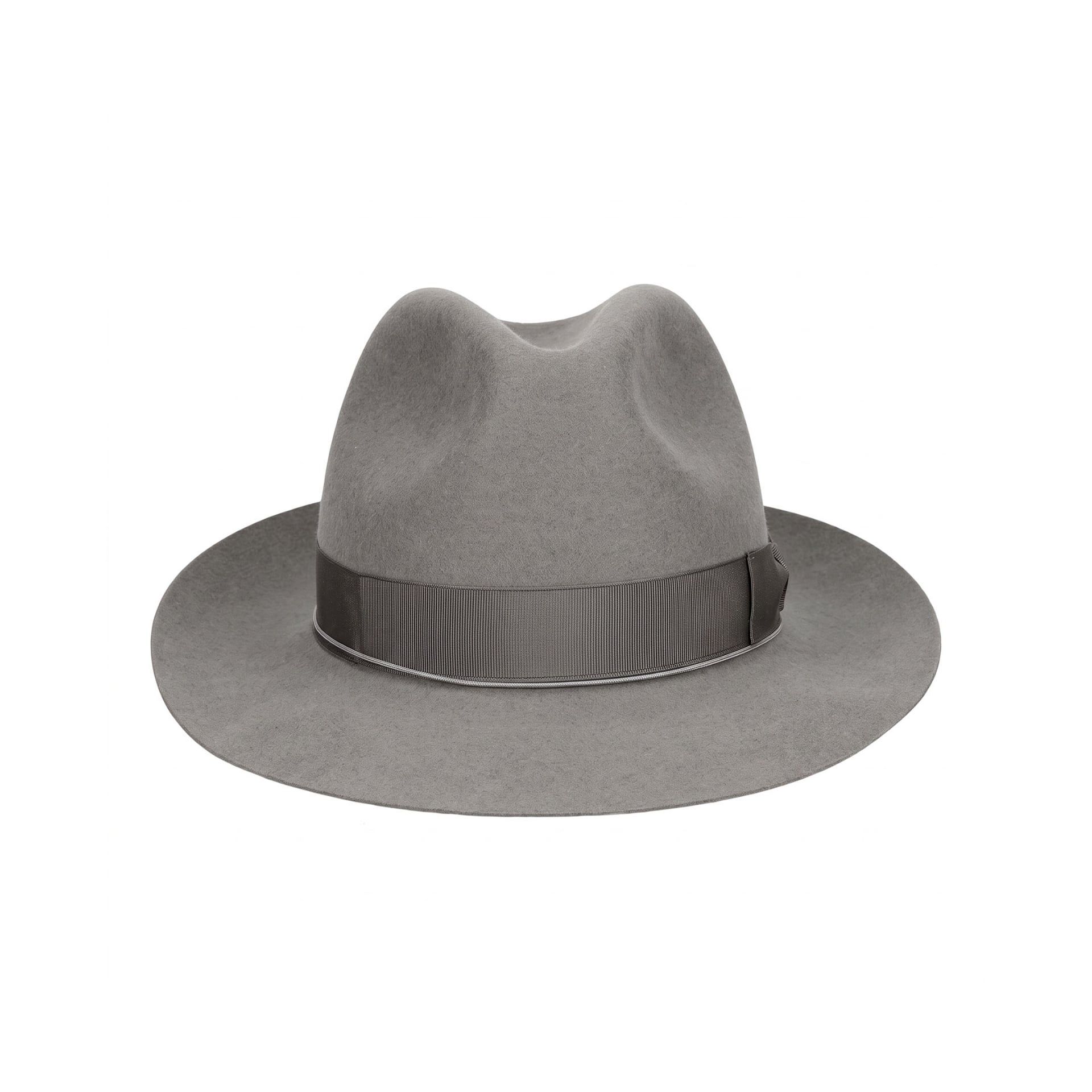 Borsalino Cappello Fedora Federico Feltro Tesa Media Vaiato  114336