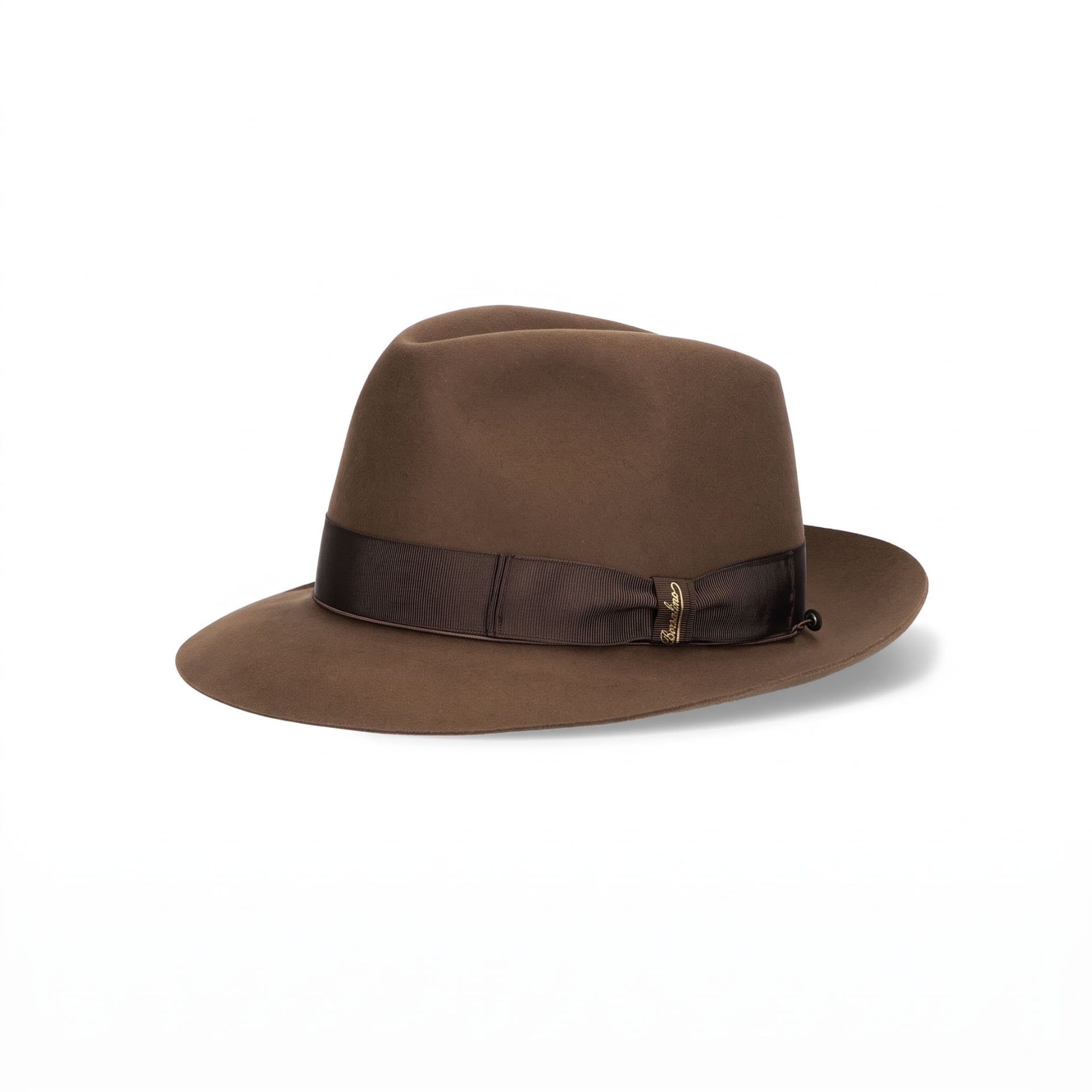 Borsalino Cappello Federico Feltro Beaver Tesa Media Corteccia  400001
