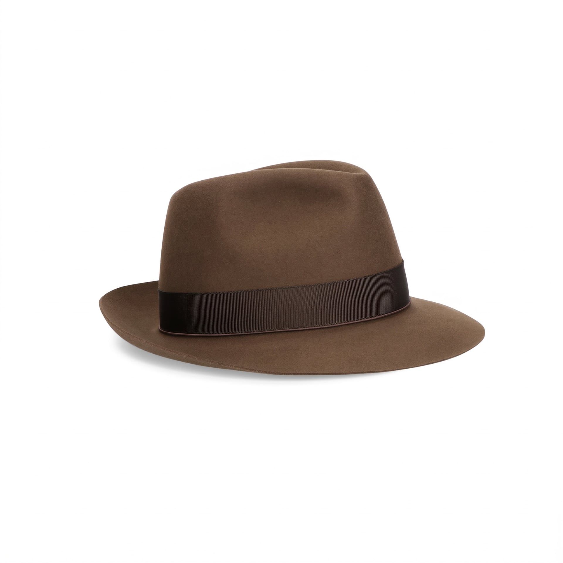 Borsalino Cappello Federico Feltro Beaver Tesa Media Corteccia  400001