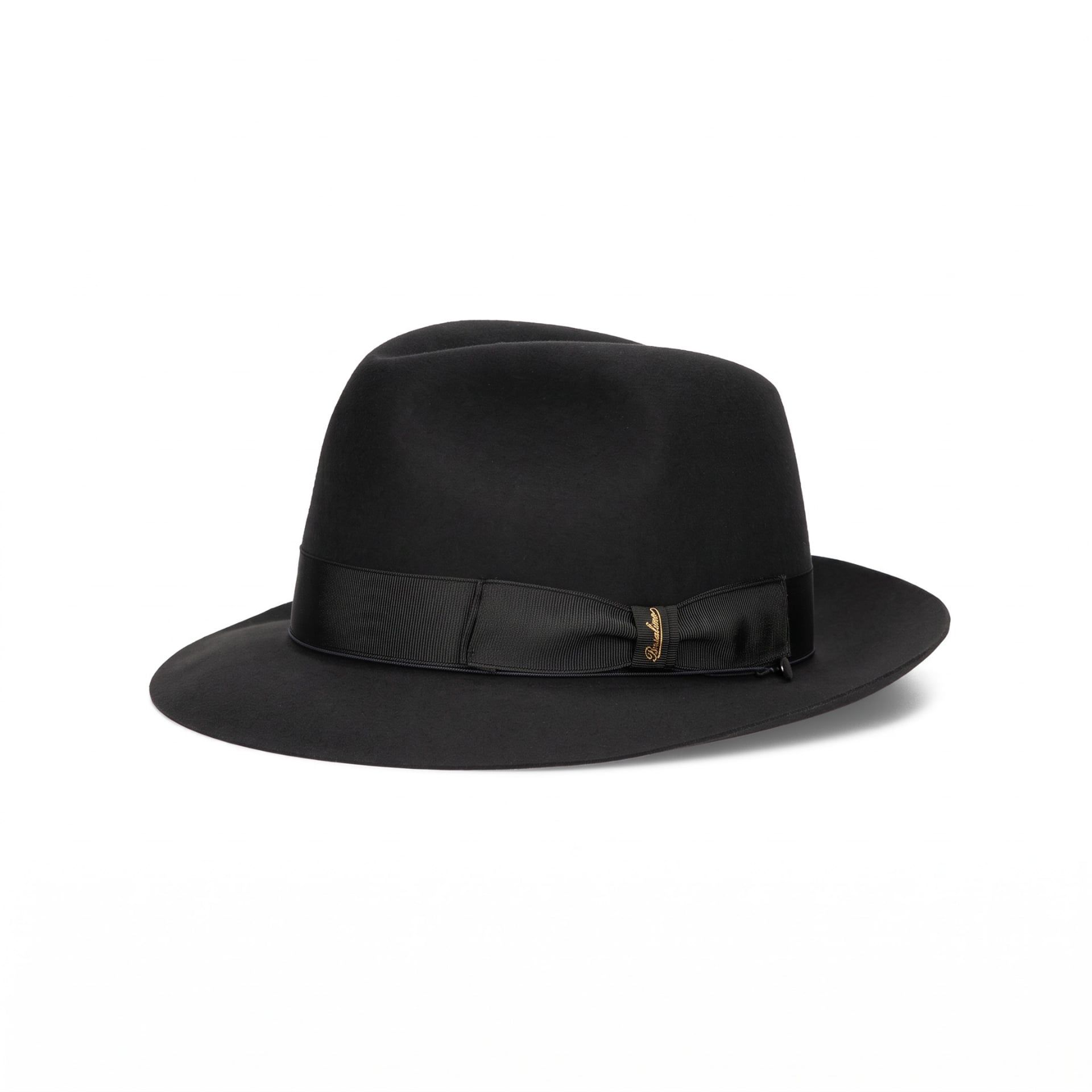 Borsalino Cappello Federico Feltro Beaver Tesa Media Rodio  400001
