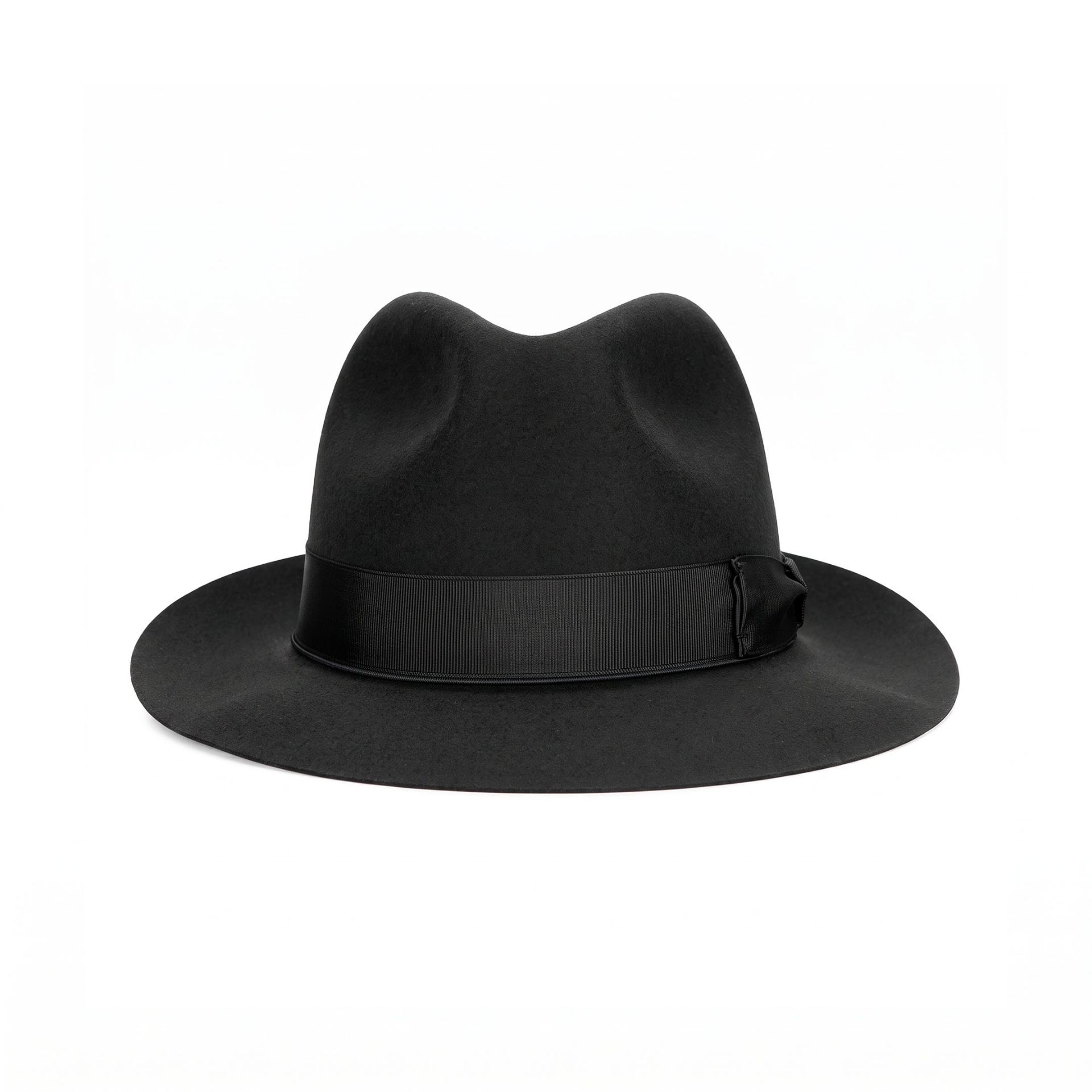Borsalino Cappello Federico Feltro Beaver Tesa Media Rodio  400001