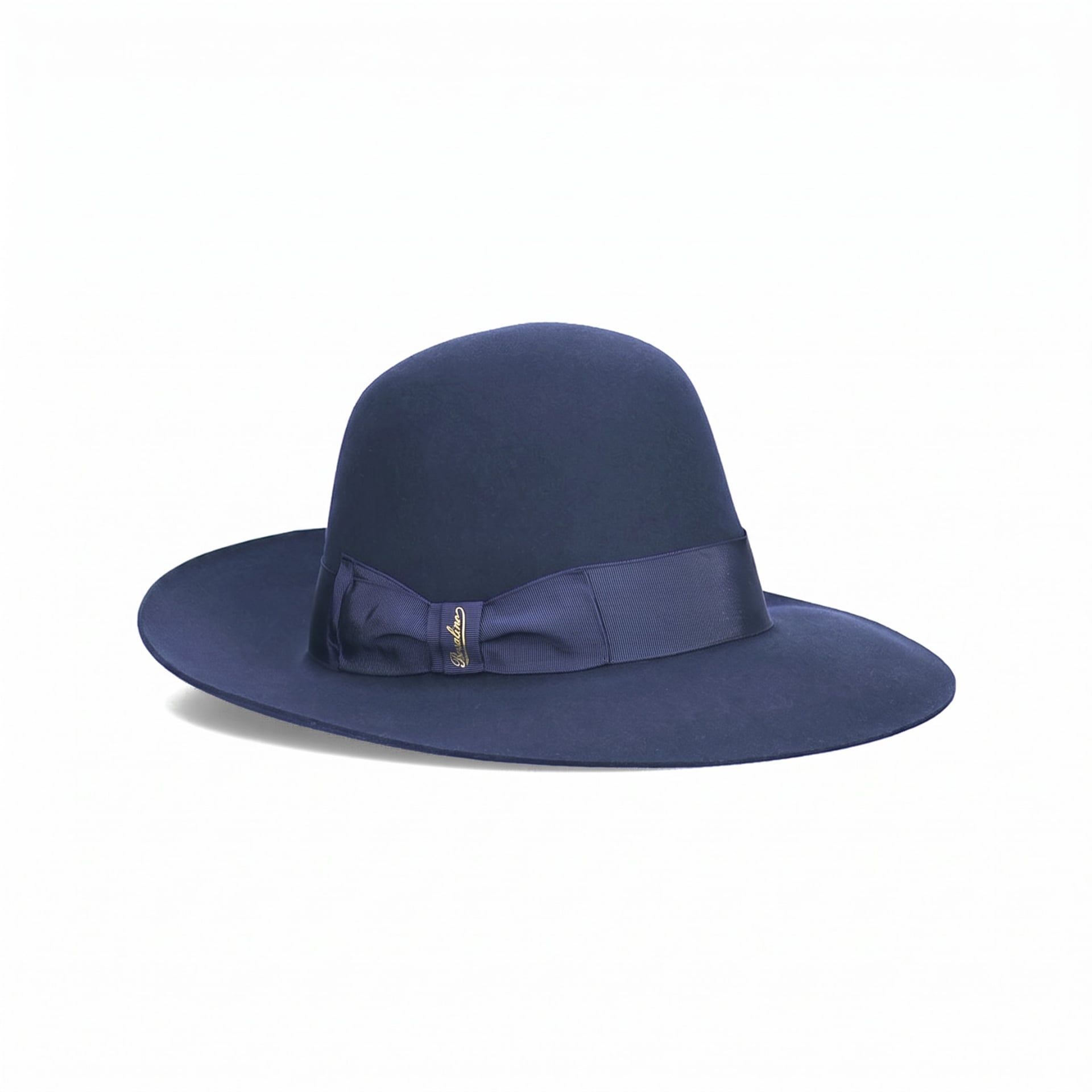Borsalino Cappello Eleonora Feltro Tesa Larga Jeans  212993