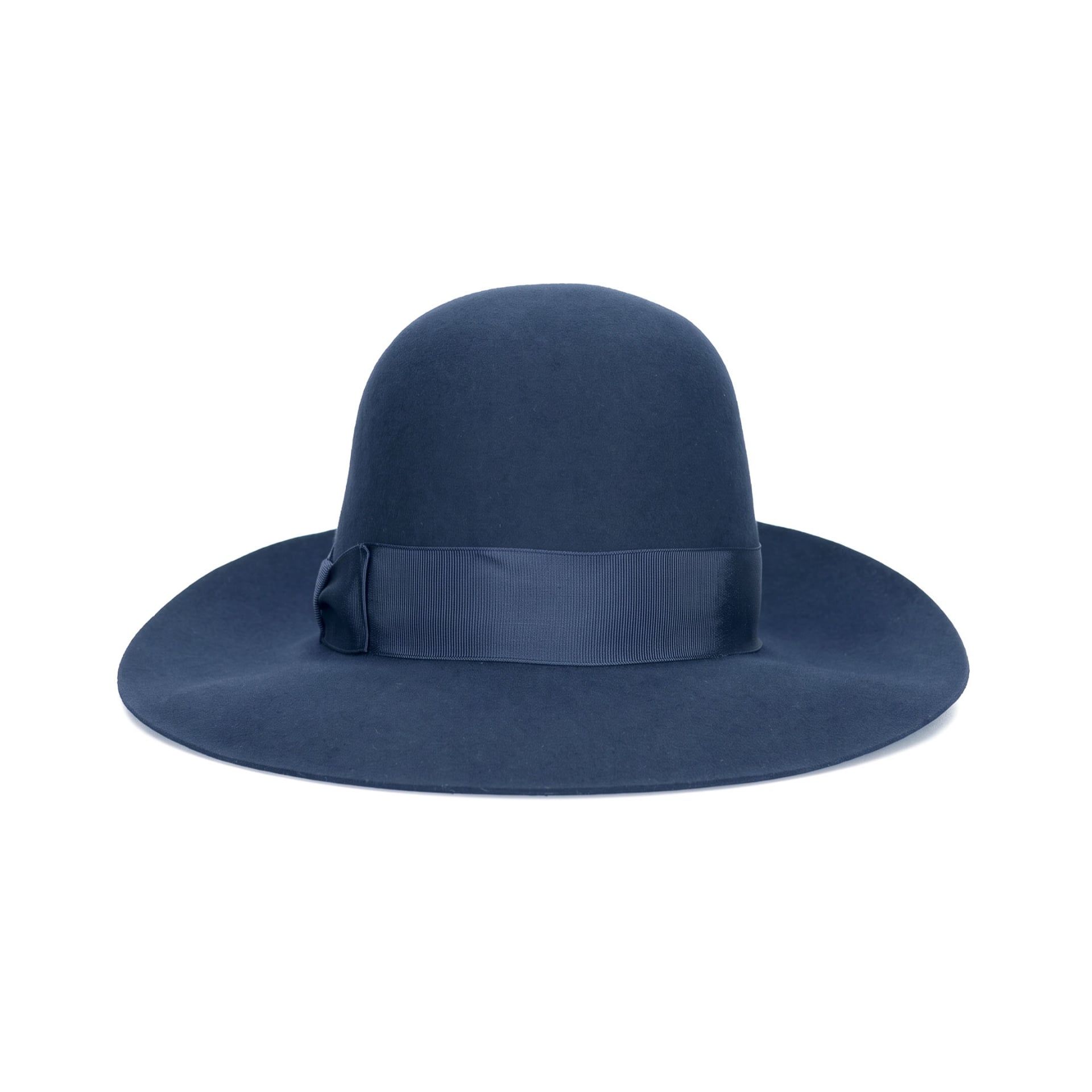 Borsalino Cappello Eleonora Feltro Tesa Larga Jeans  212993