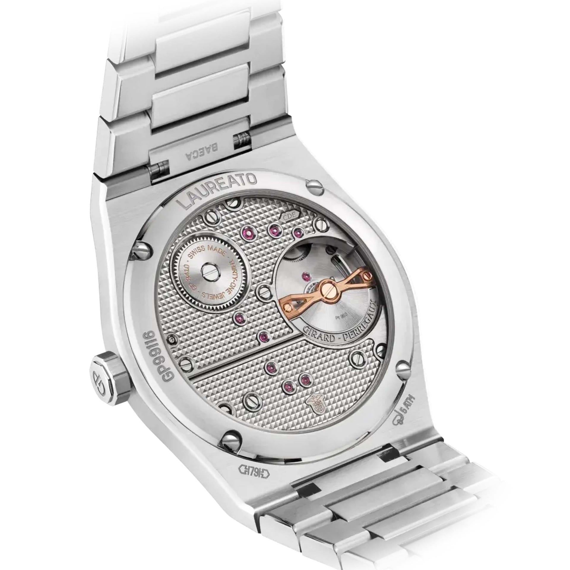 GIRARD PERREGAUX Laureato Fifty Tourbillon Micro-rotor 39 MM 99116-11-3528-1CM