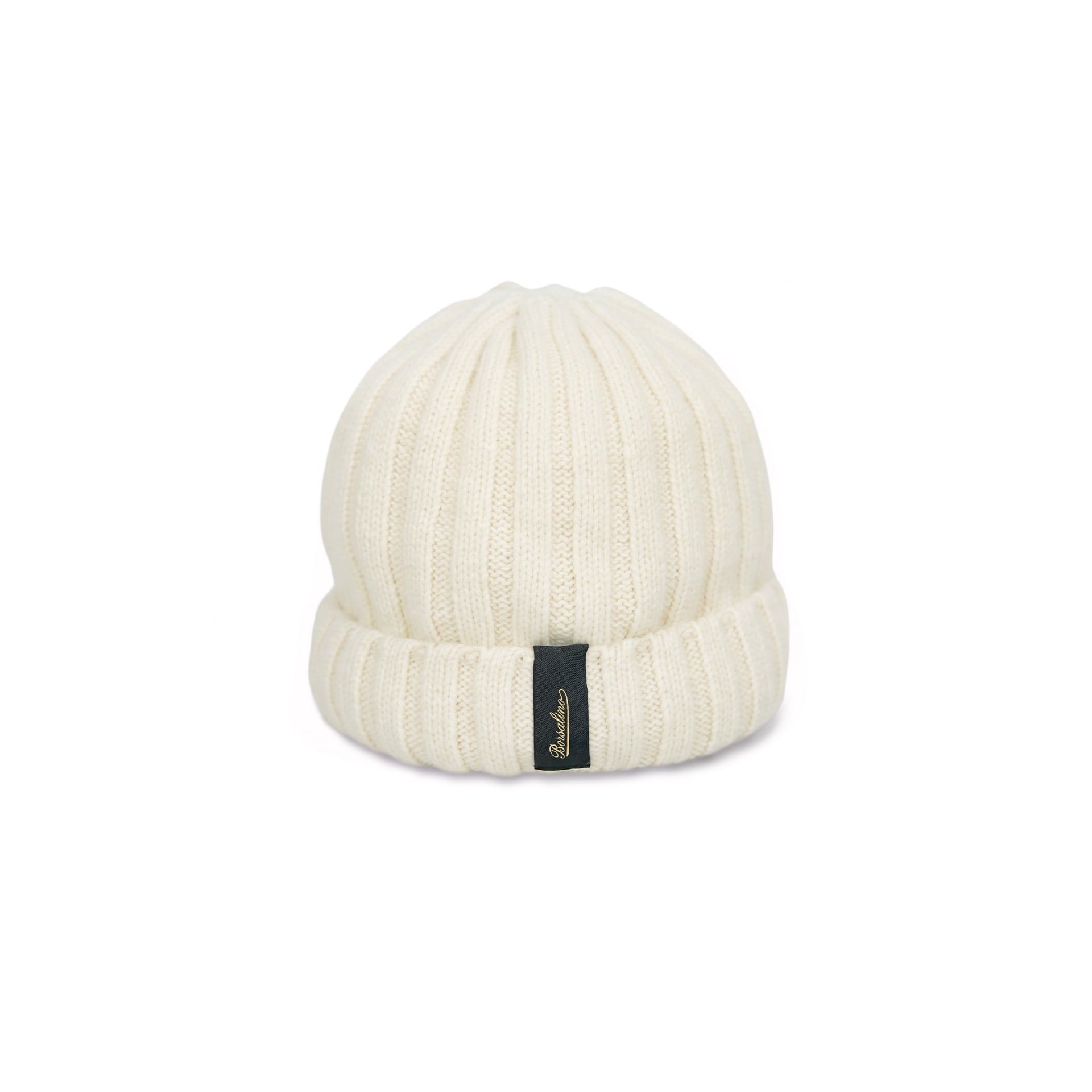 Borsalino Berretto Hill Beanie Cashmere Crema  13353EWS-M125