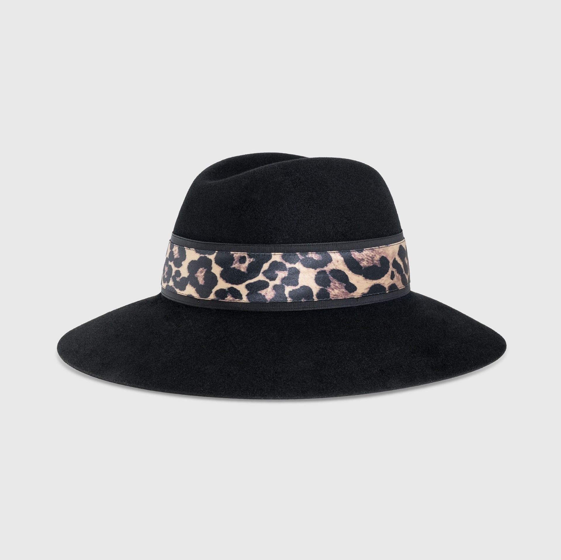 Borsalino Cappello Claudette Feltro Lana Fine Nero  450019-02A1