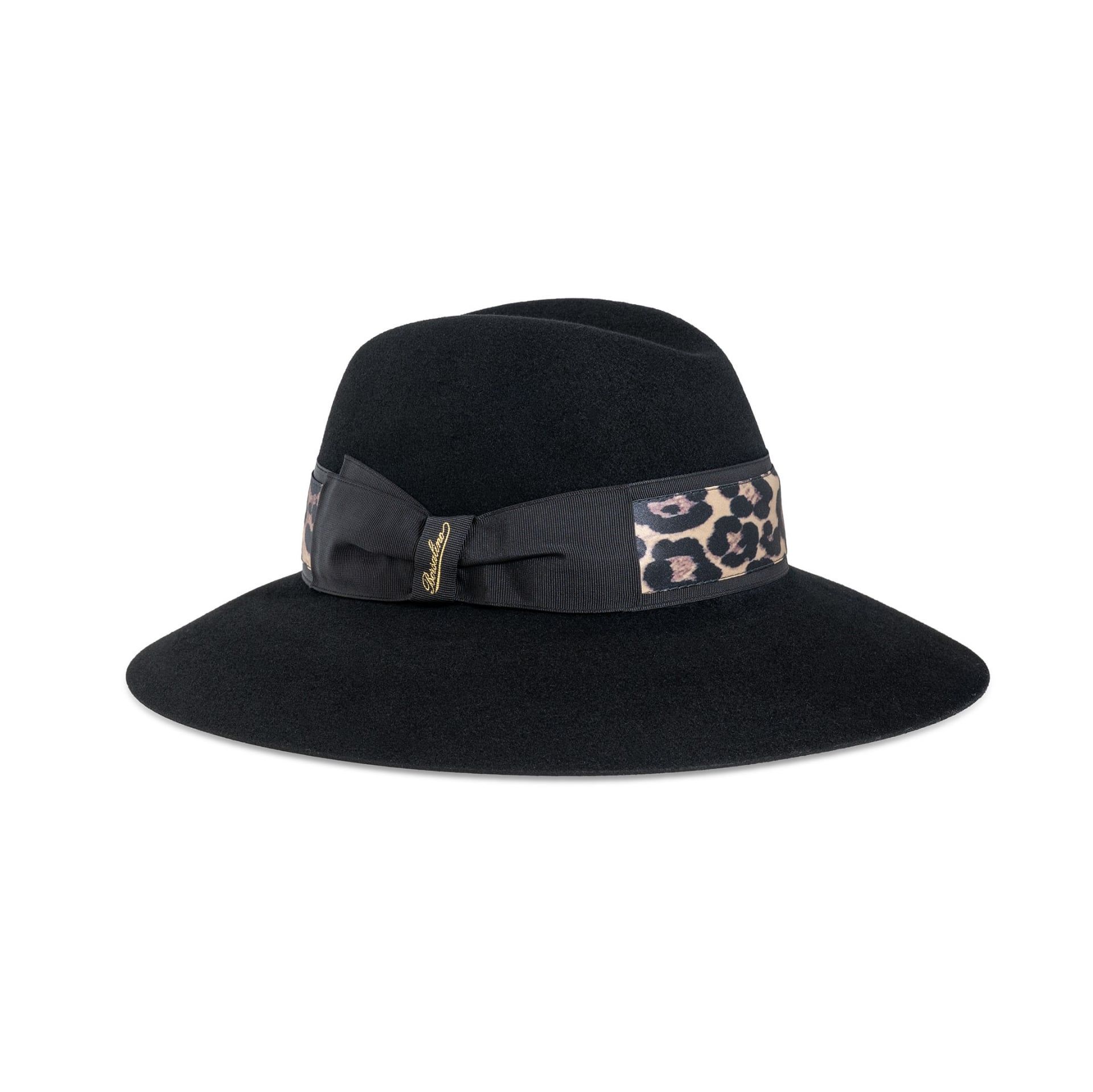 Borsalino Cappello Claudette Feltro Lana Fine Nero  450019-02A1
