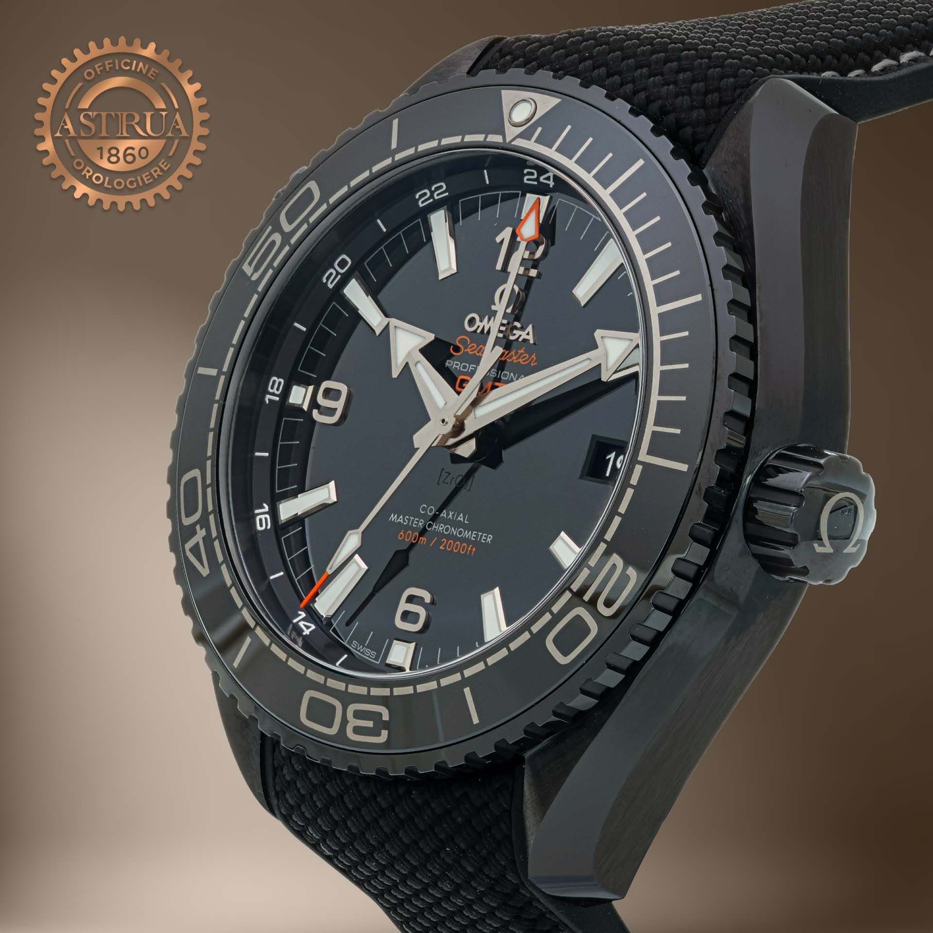 OMEGA Seamaster Planet Ocean 600M Co-Axial Master Chronometer Gmt Deep Black 45.5 MM 215.92.46.22.01.001