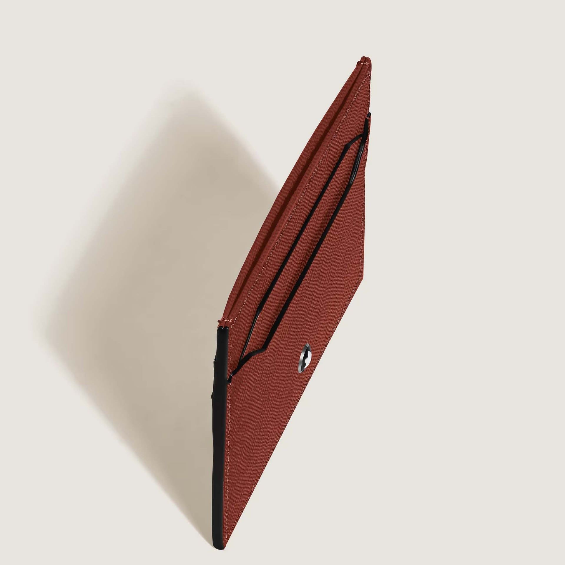 Montblanc Portacarte 5 Tasche in Pelle Sartorial Quercia Rossa  223027