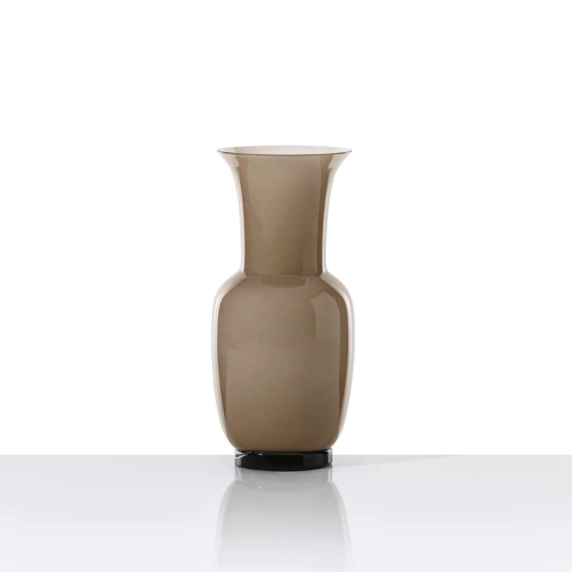 VENINI Vaso Opalino Small Moka 14 CM - H 30 CM 706.38