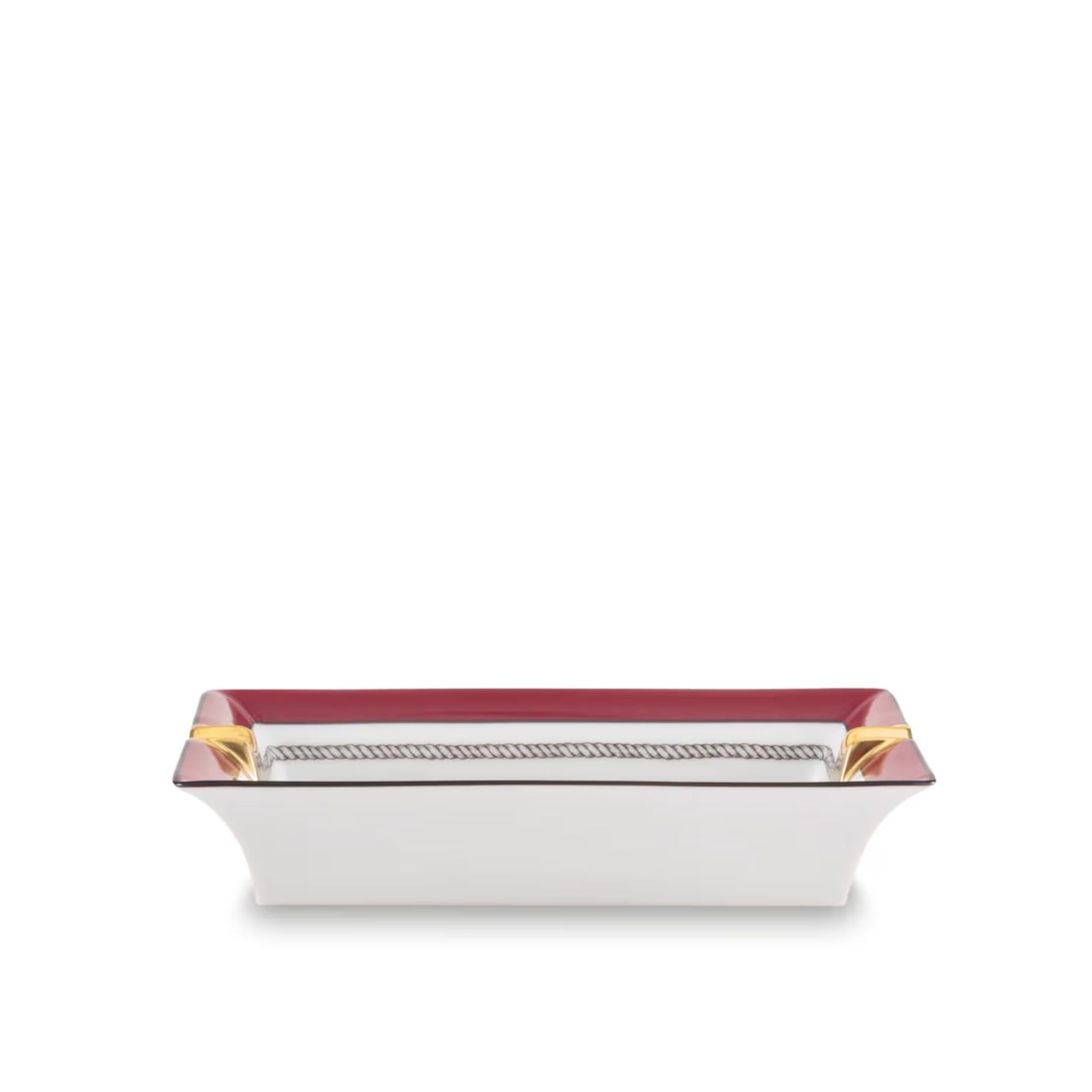 GINORI 1735 Posacenere Rettangolare Fortunae Multidecoro H 15.3 CM - 19 CM 017RG00 FG6011LX0190G00136900