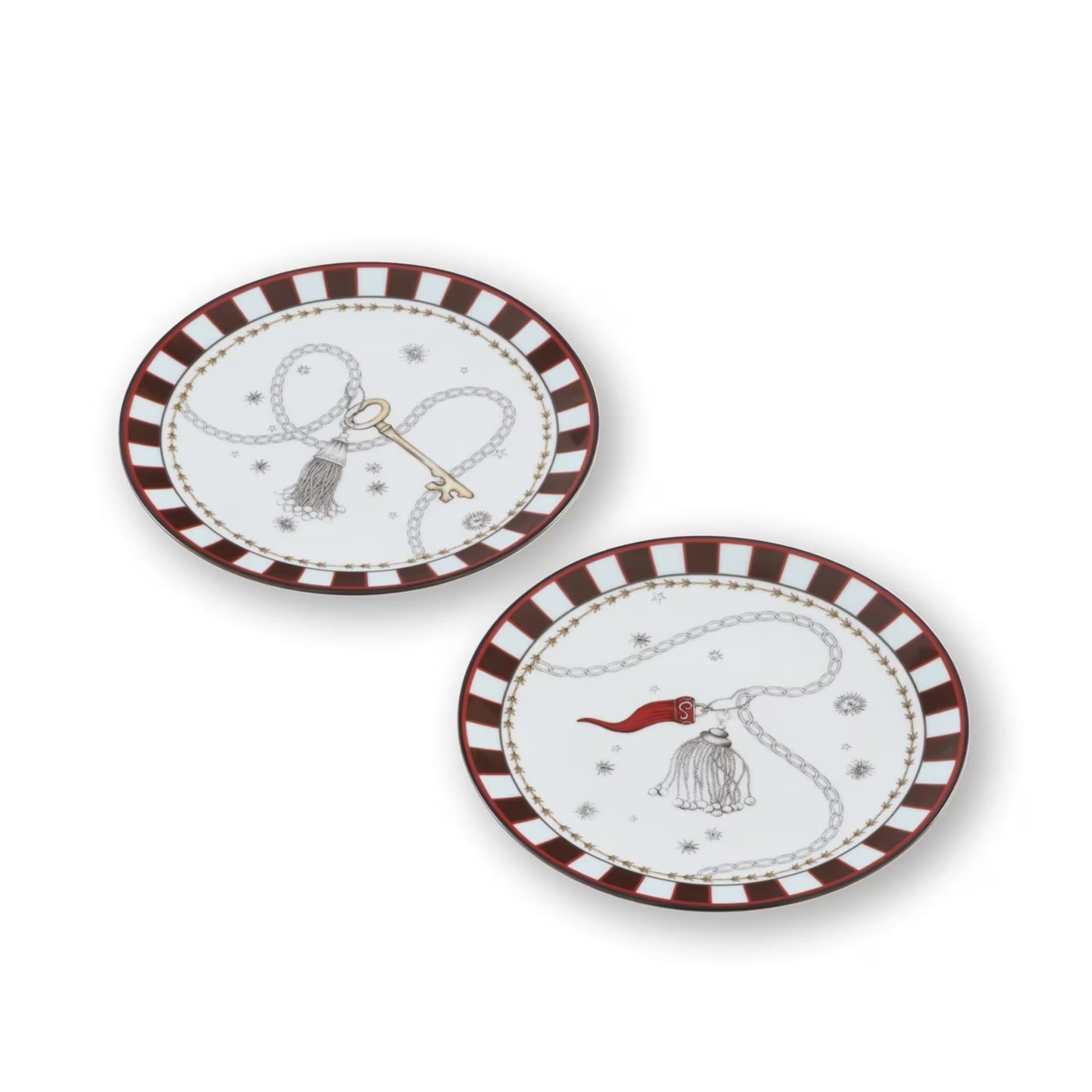 GINORI 1735 2 Piattini Fortunae Multidecoro Ø 16 CM 140RG00 FX2110LX0160G00136900