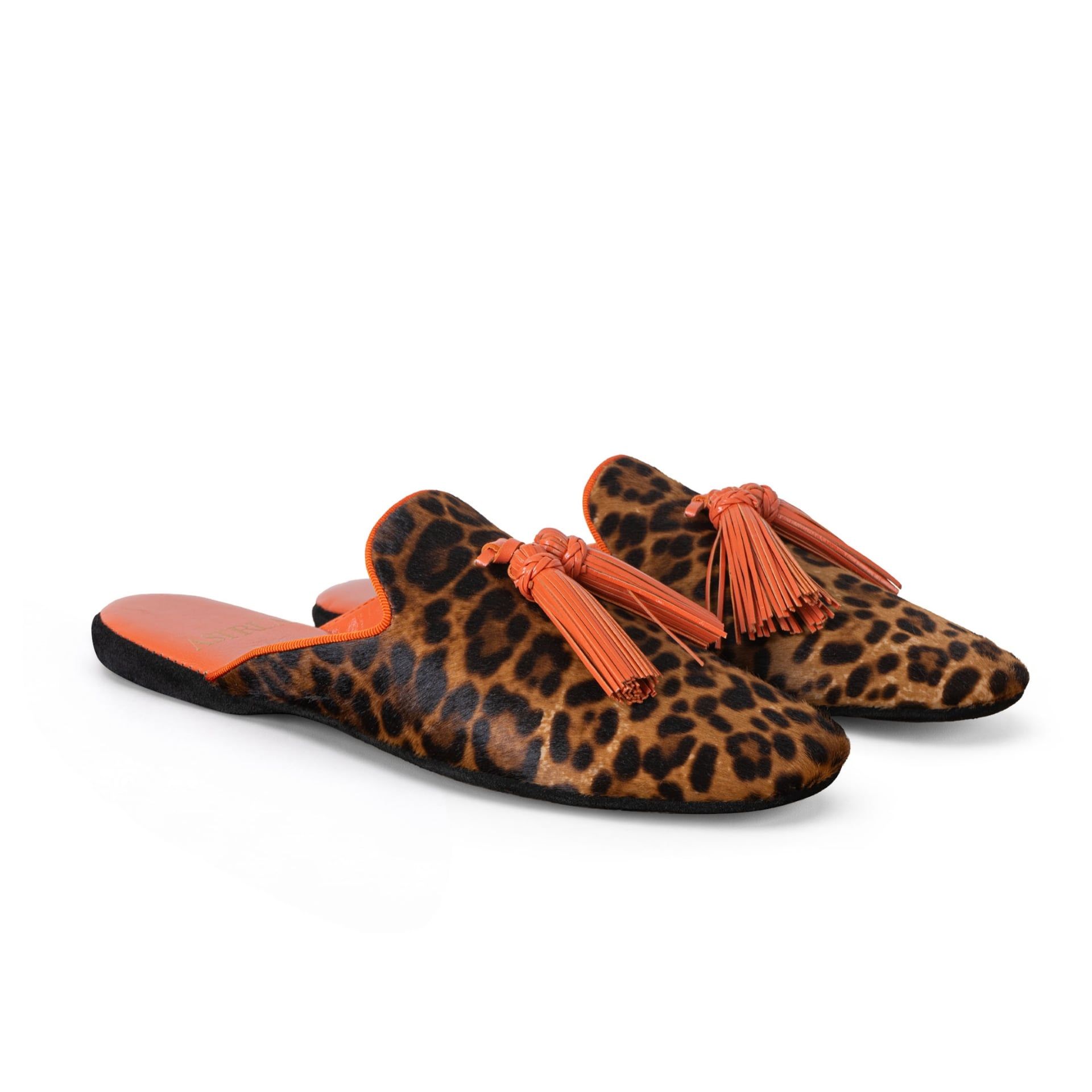 ASTRUA Creations Pantofola Slipper Aperta Babù Cavallino Maculato  33001