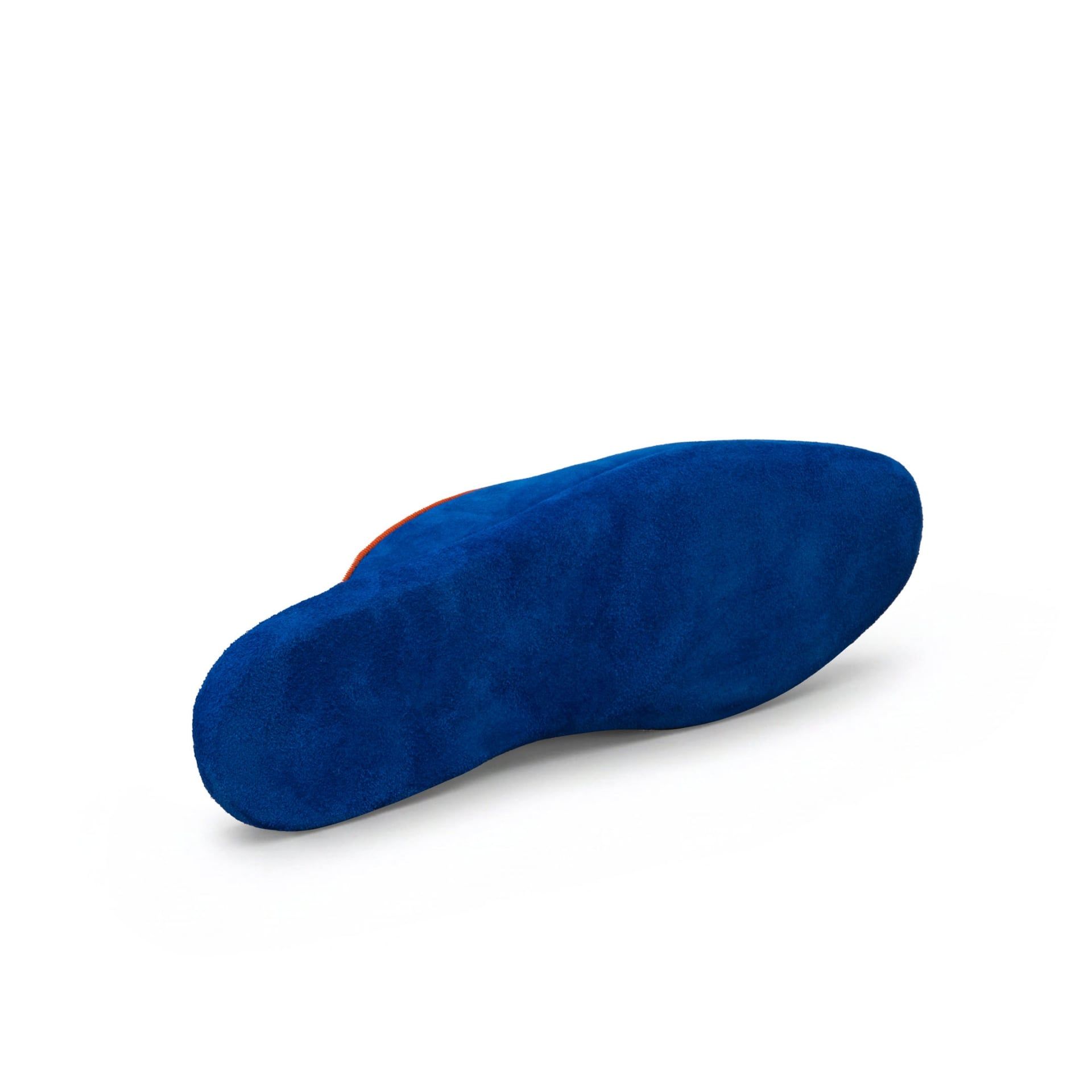 ASTRUA Creations Pantofola Slipper Aperta Babù Camoscio Blu Elettrico  32018
