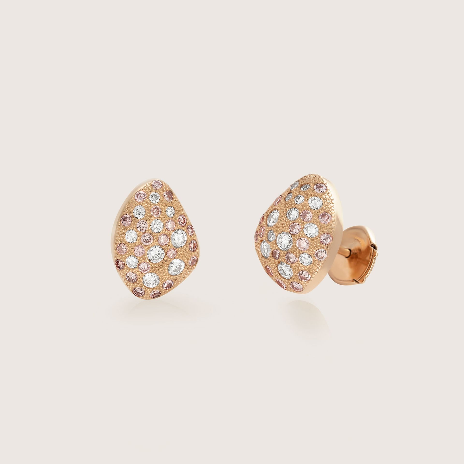 ASTRUA Orecchini Mykonos, Oro Rosa, Diamanti MI25PDBD5.XS