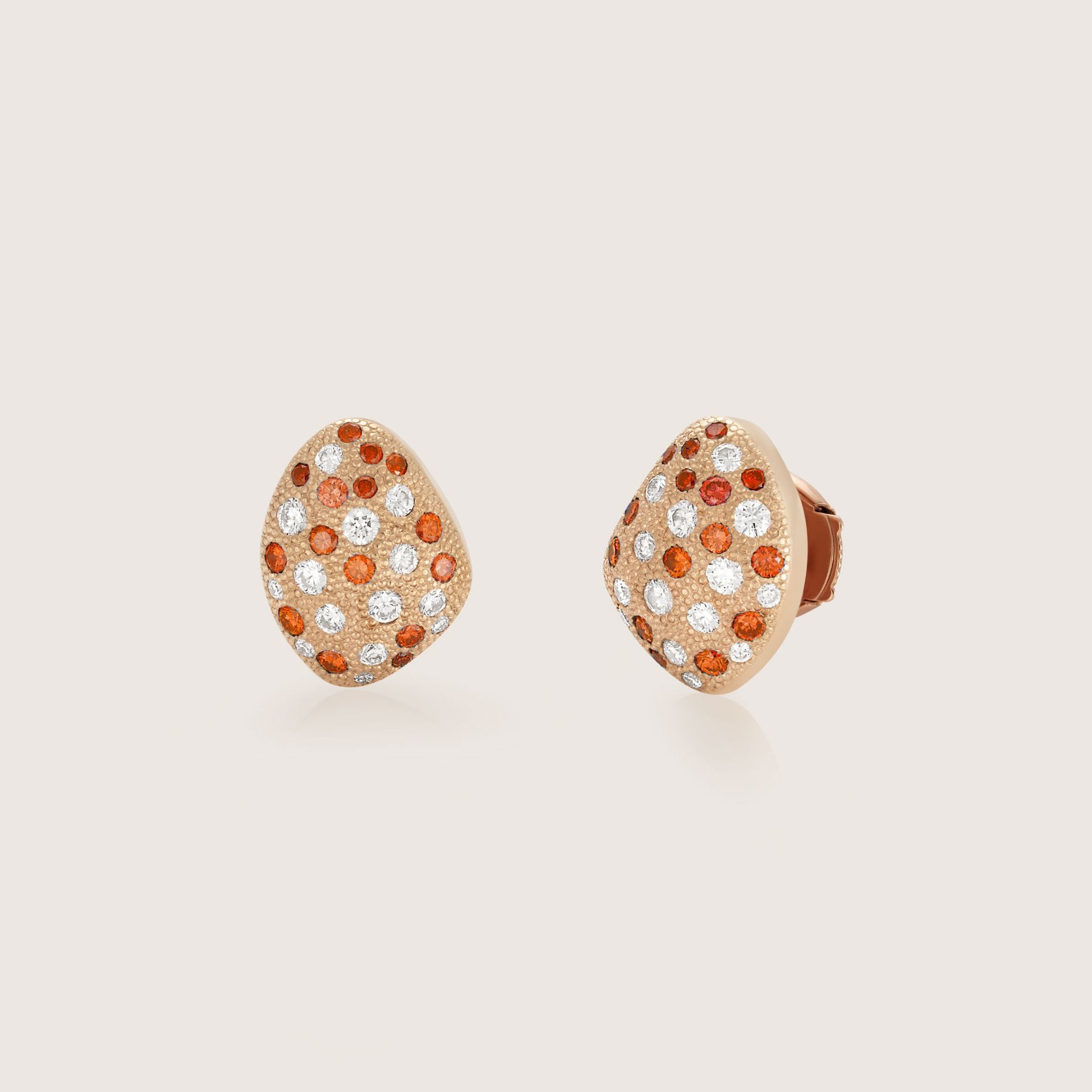 ASTRUA Orecchini Mykonos, Oro Rosa, Diamanti MI25PDZ8.XS