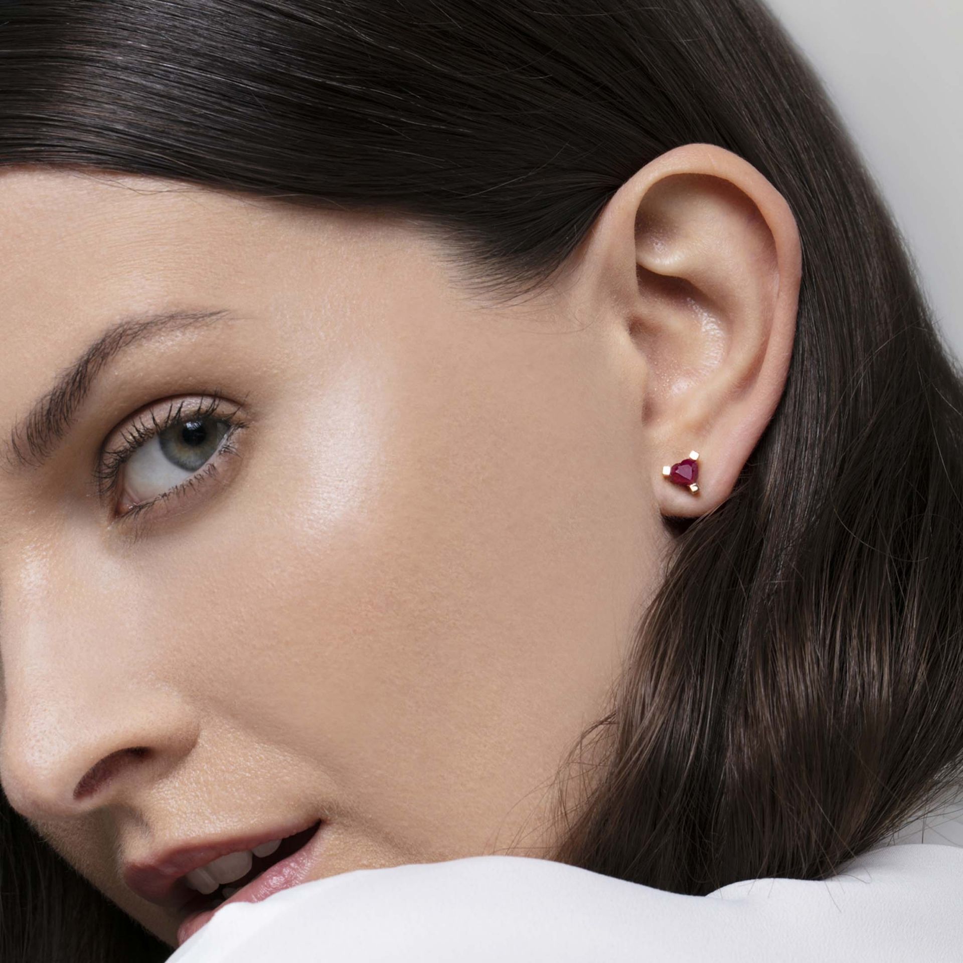 ASTRUA Orecchini Luce, Oro Rosa, Rubini L25CUR.3