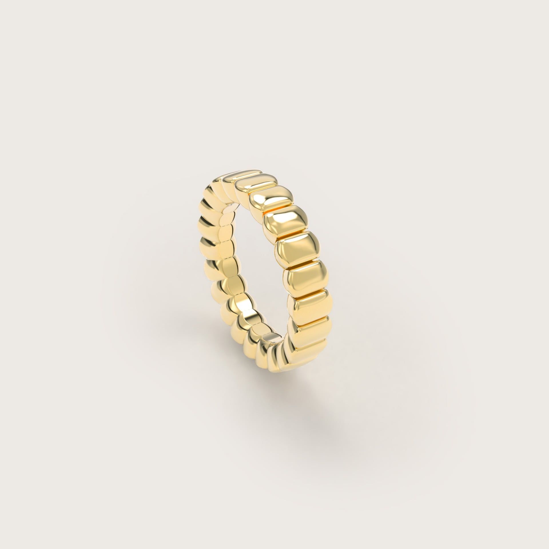 ASTRUA Anello Miss Petali, Oro Giallo MPE19.5-3