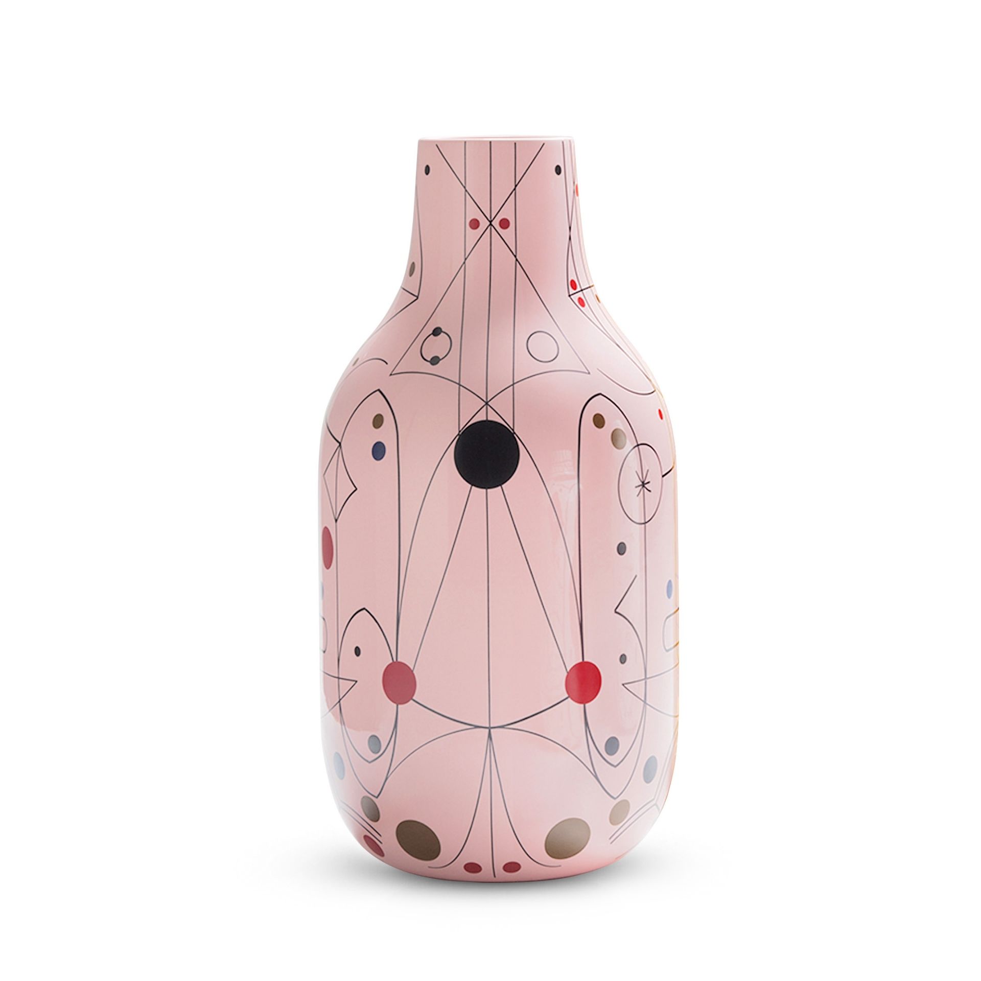 BOSA Vaso Strypy Rosa (Jaime Hayon) 31 CM - H 62 CM A-H34-ROSA