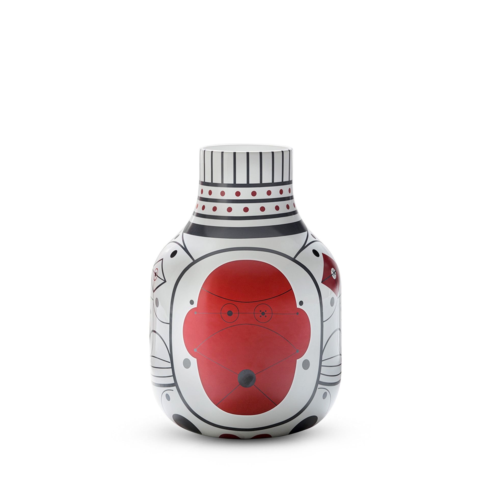 BOSA Vaso Strypy Bianco (Jaime Hayon) 31 CM - H 50 CM A-H35