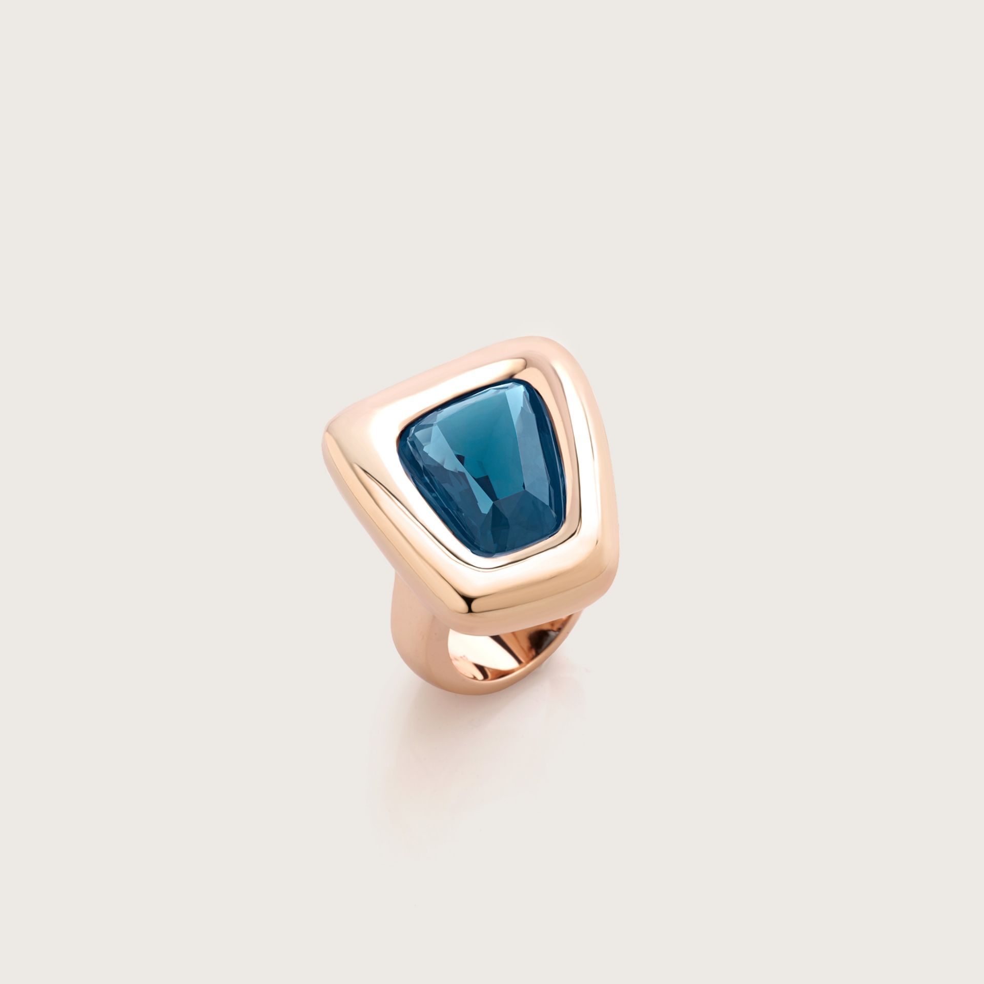 ASTRUA Anello Americana, Oro Rosa, Topazio AM159KTTL