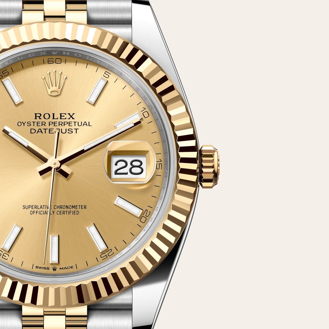 Rolex Datejust 41 in Oystersteelcon “Butterfly mother-of-pearl pavé”, lunetta Domed, bracciale Oystersteel