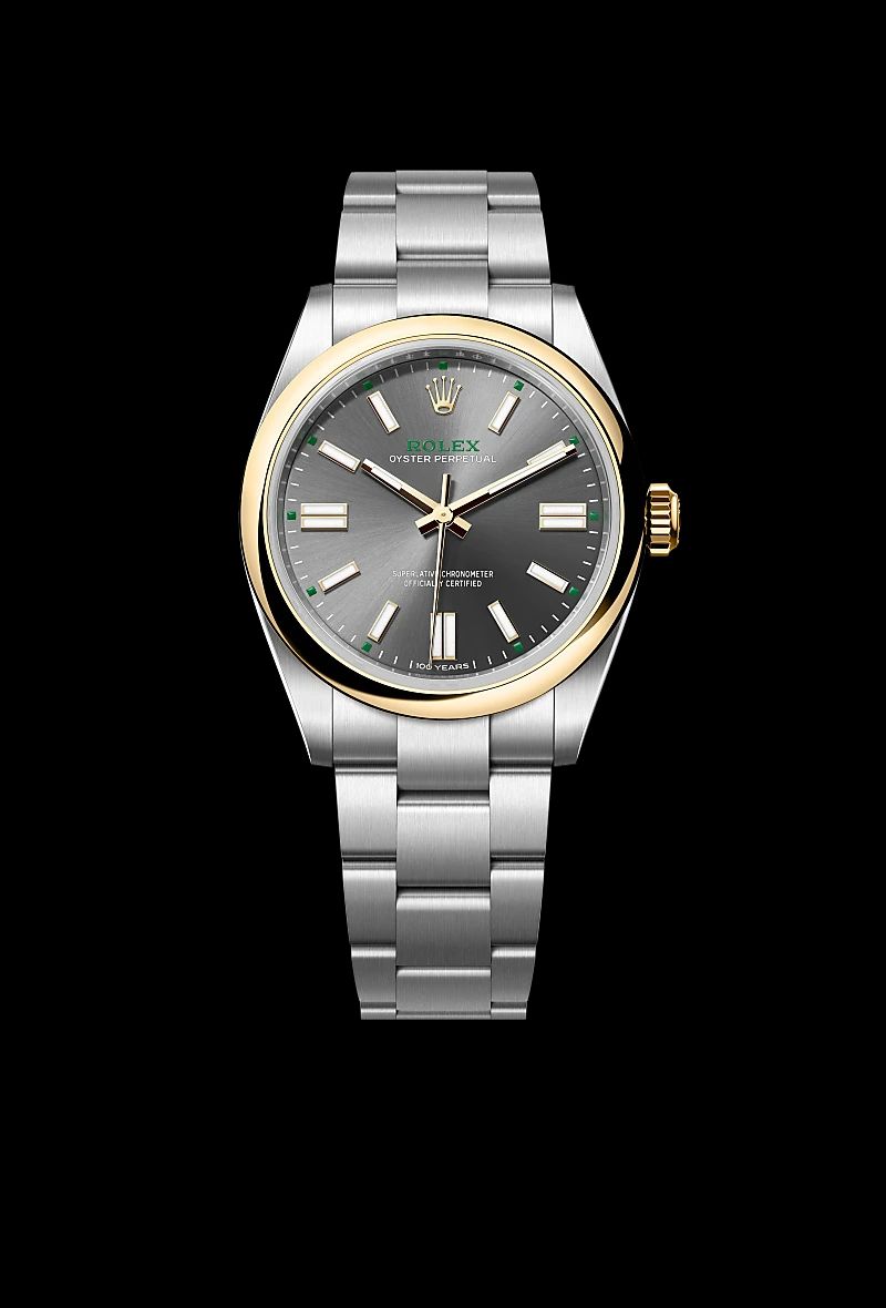 Rolex Oyster Perpetual 41 in Acciaio Oystersteelcon “Pavé madreperla farfalle”, lunetta Bombata, bracciale Acciaio Oystersteel