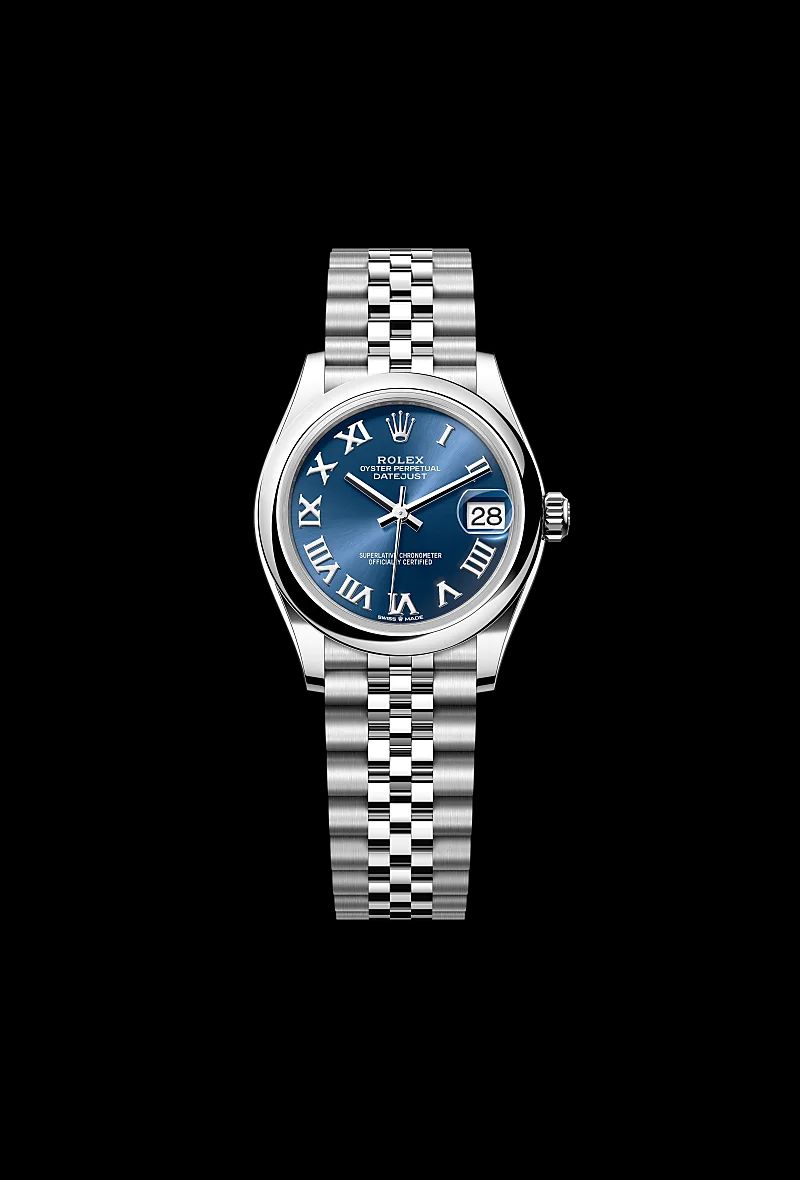 Rolex Datejust 31 in Acciaio Oystersteelcon “Pavé madreperla farfalle”, lunetta Bombata, bracciale Acciaio Oystersteel