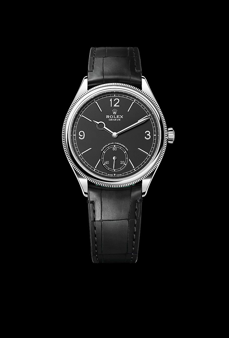Rolex 1908 in Acciaio Oystersteelcon “Pavé madreperla farfalle”, lunetta Bombata, bracciale Acciaio Oystersteel