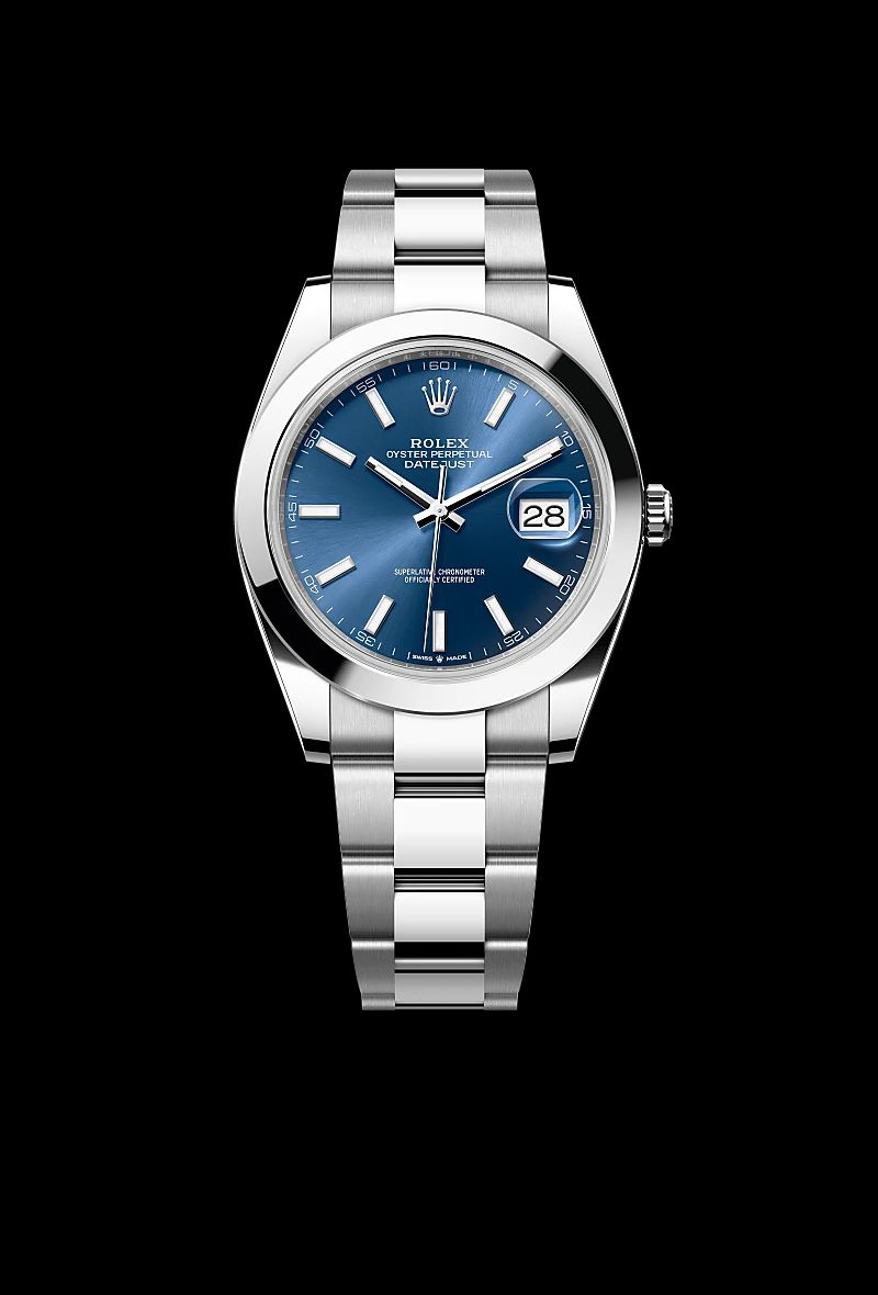 Rolex Datejust 41 in Acciaio Oystersteelcon “Pavé madreperla farfalle”, lunetta Bombata, bracciale Acciaio Oystersteel