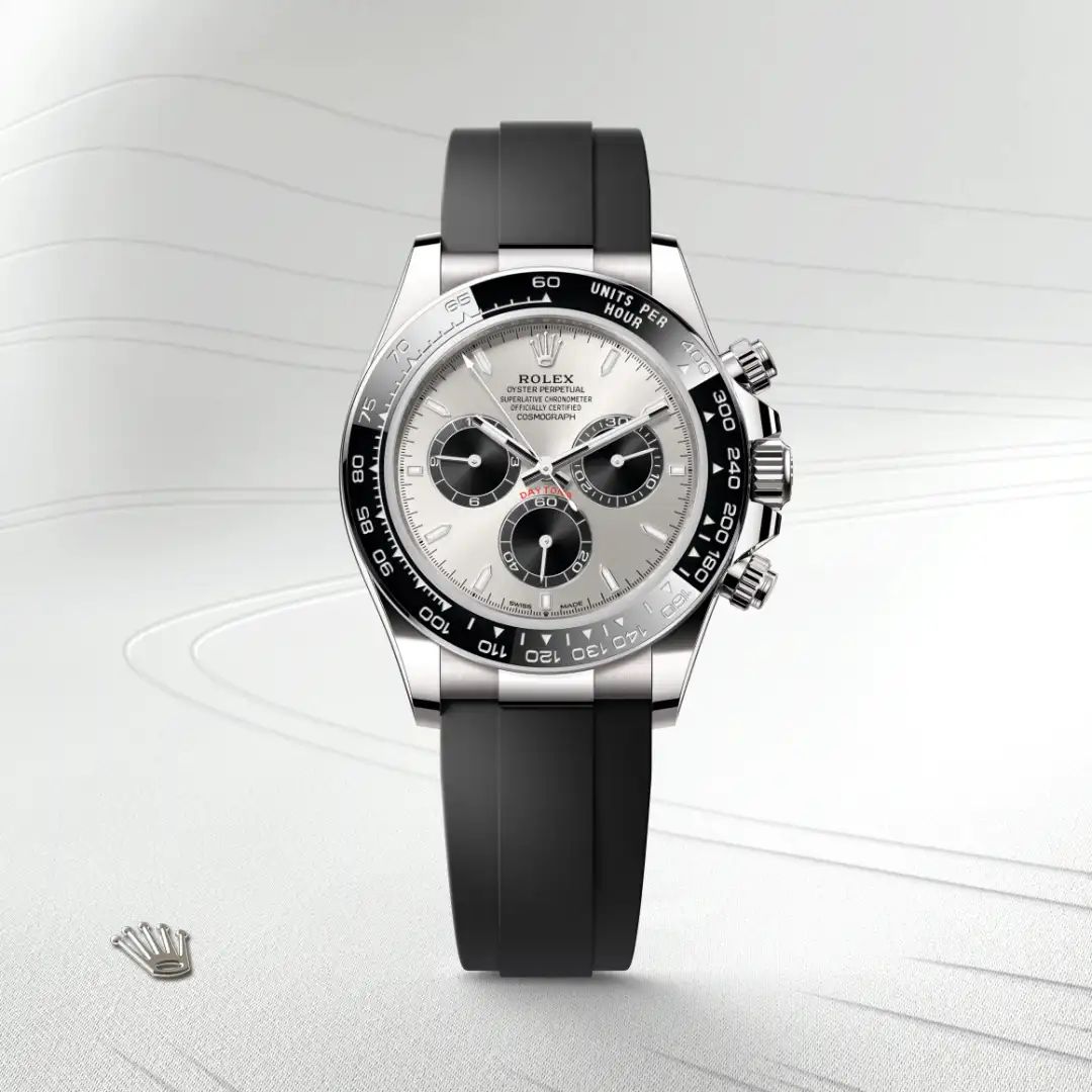 Rolex Cosmograph Daytona in Oystersteelcon “Butterfly mother-of-pearl pavé”, lunetta Domed, bracciale Oystersteel