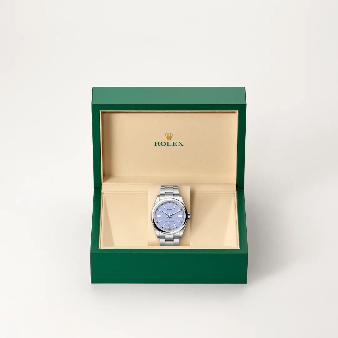 Rolex Oyster Perpetual 41 in Acciaio Oystersteelcon “Pavé madreperla farfalle”, lunetta Bombata, bracciale Acciaio Oystersteel