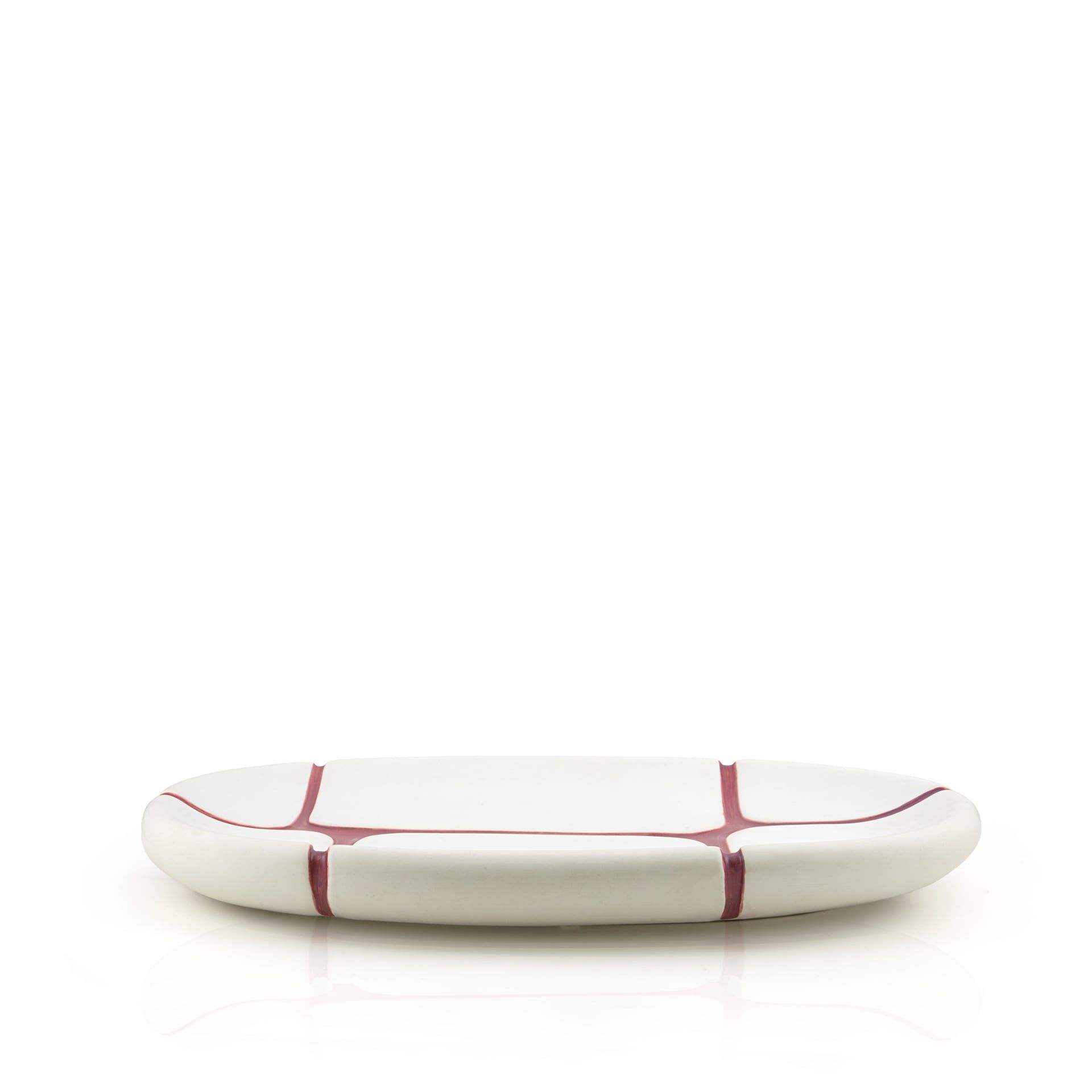 BOSA Centrotavola Laguna Gesso Opaco (Matteo Zorzenoni) 39.5 CM - 27 CM 1943/67+68