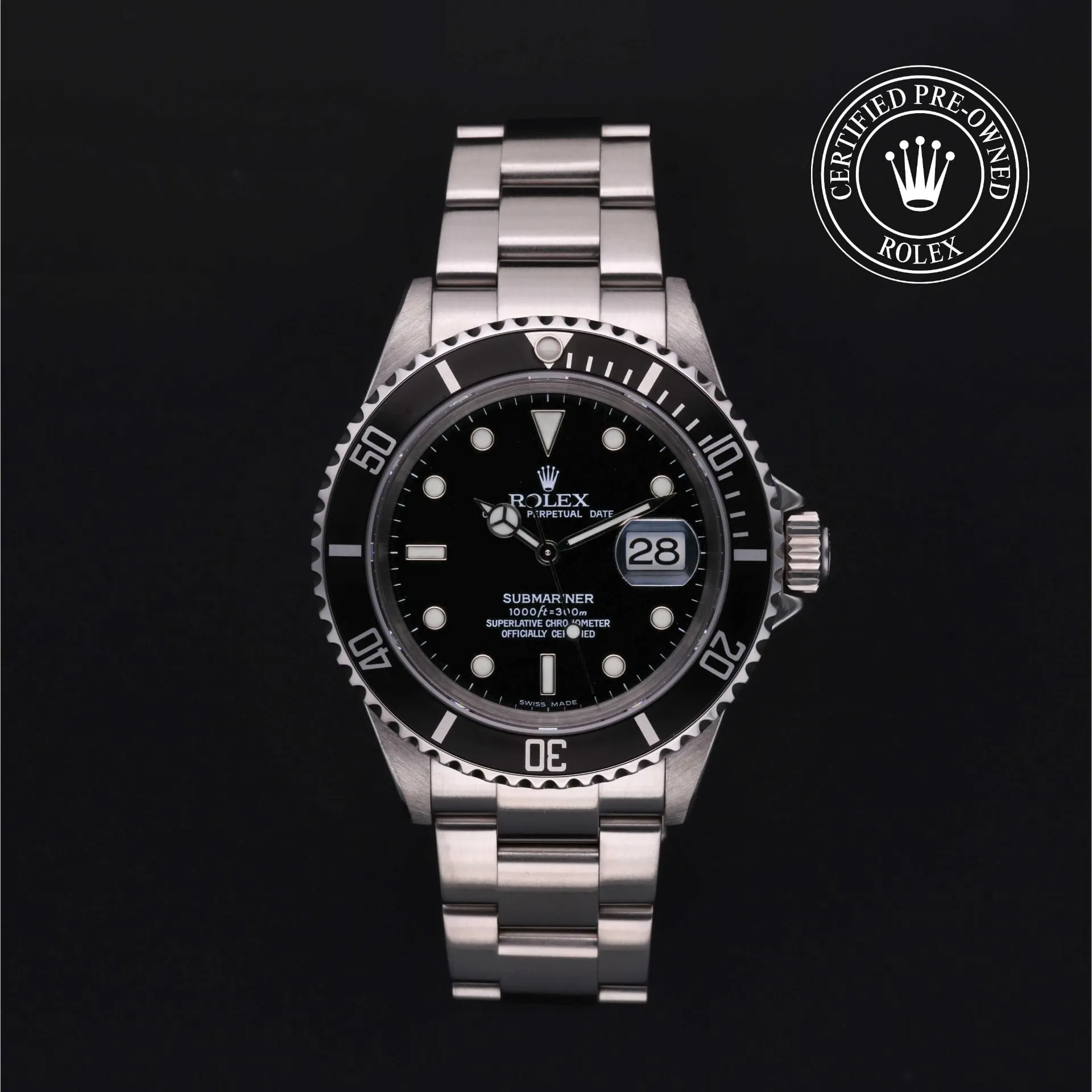 Rolex Submariner date 40 mm 16610