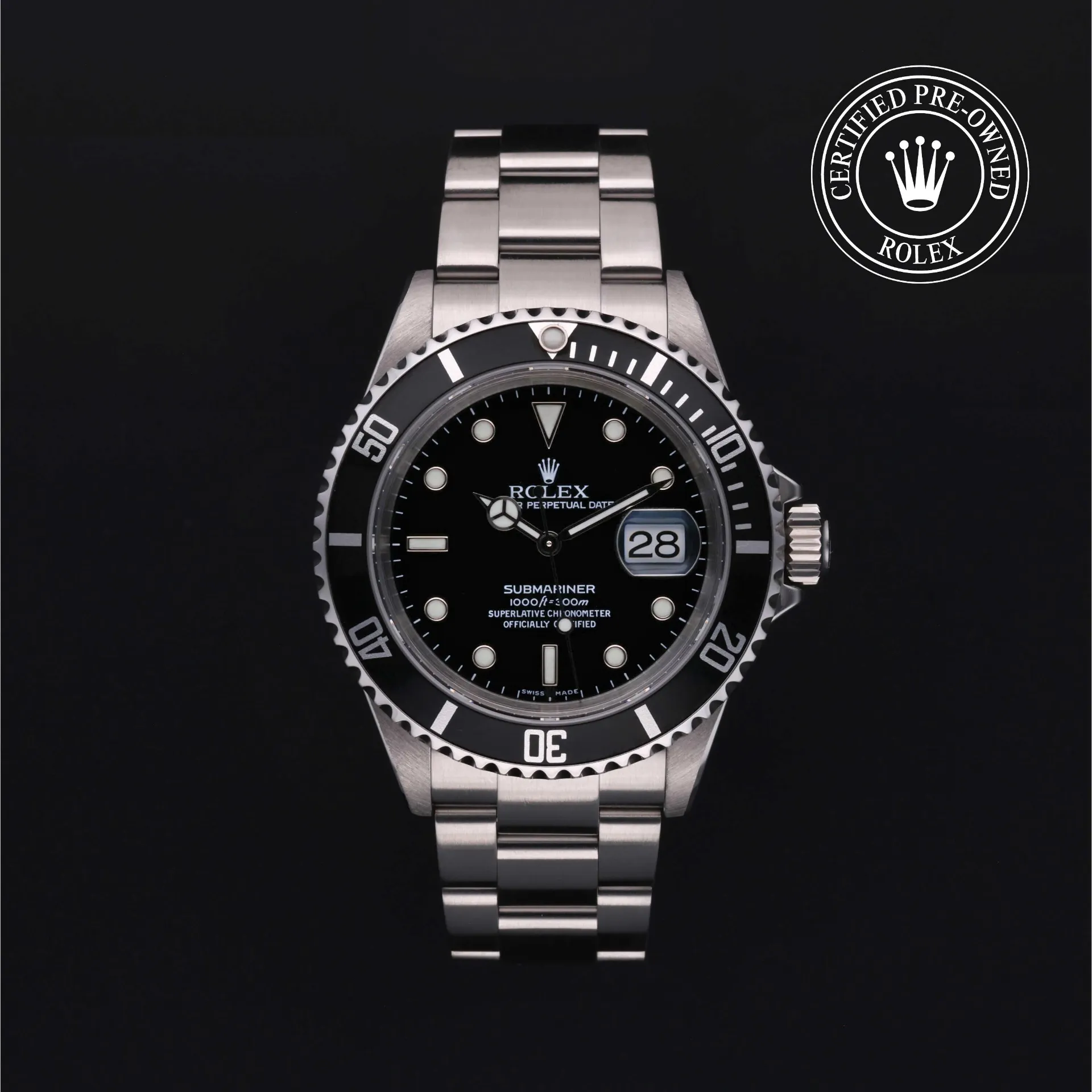 Rolex Submariner date 40 mm 16610