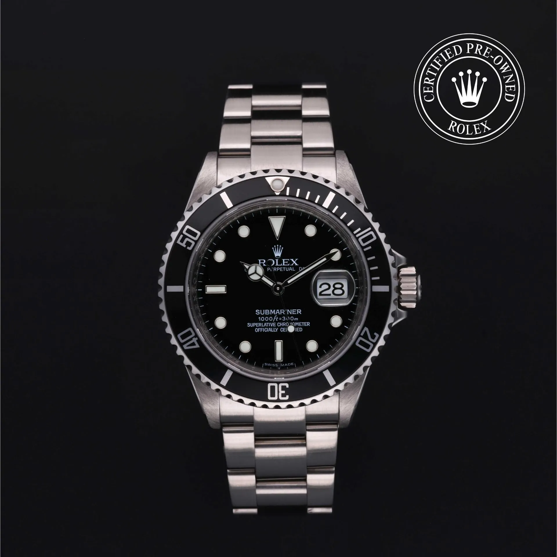 Rolex Submariner date 40 mm 16610